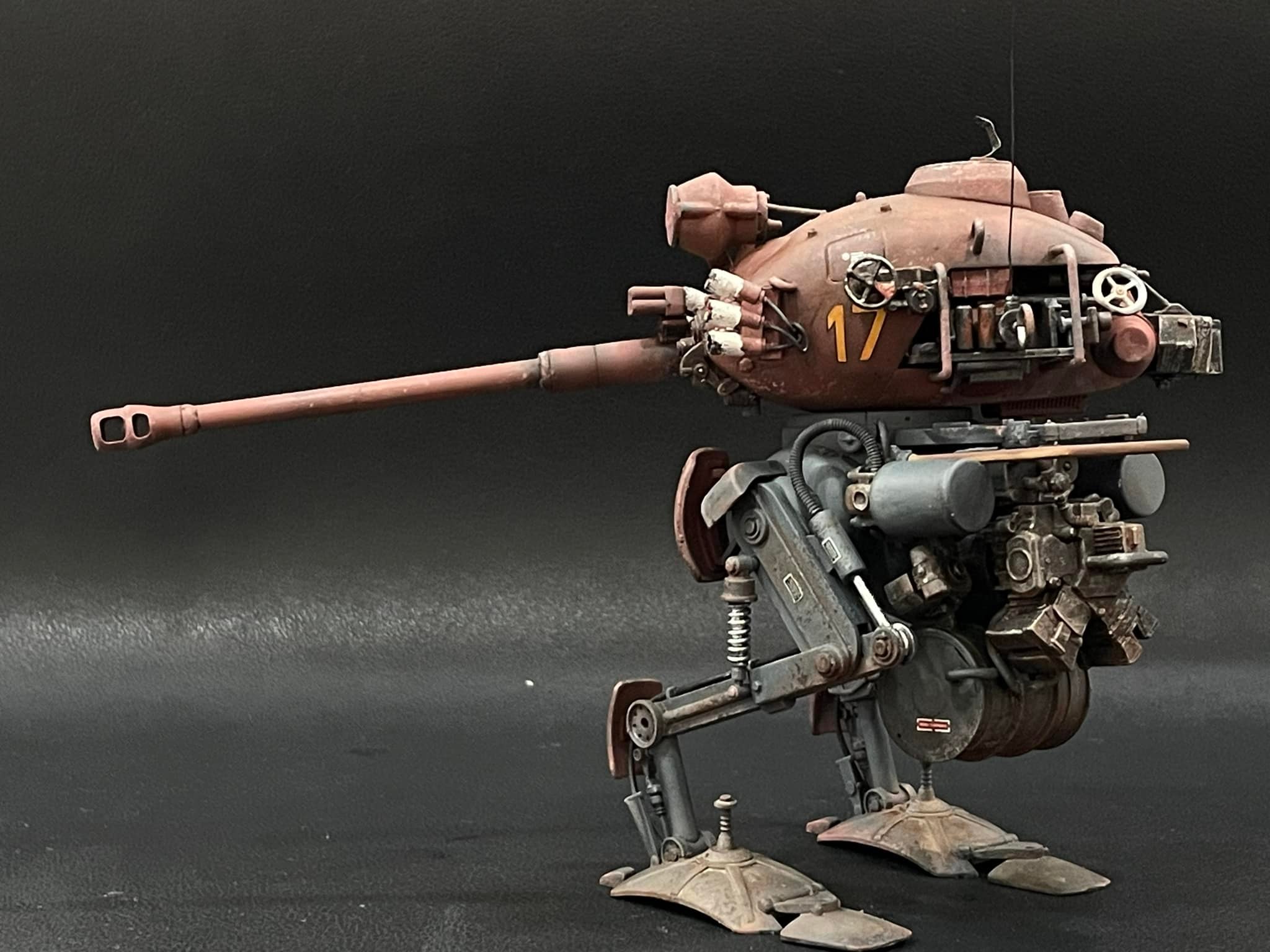 Kaiyodo Ma.K Maschinen Krieger scale model painted with Zurc
