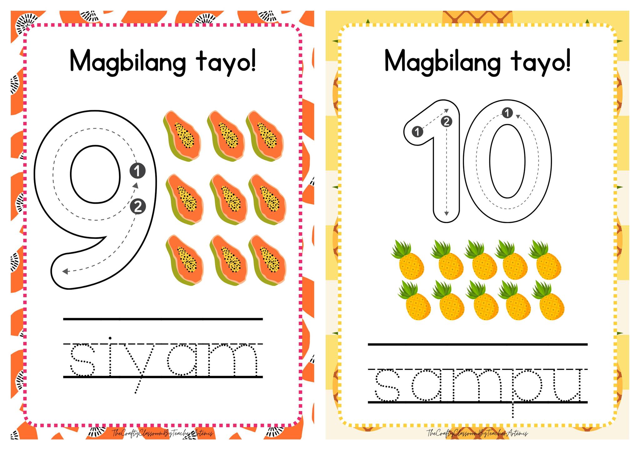 DepEd Classroom Decors & Printable School Materials | Number Flashcards ...