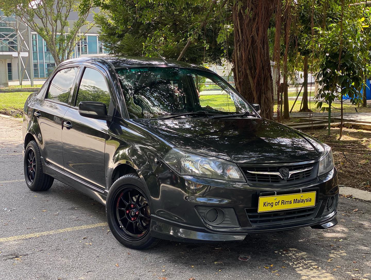 Proton Saga with New 15 inch... - King of Rims Malaysia