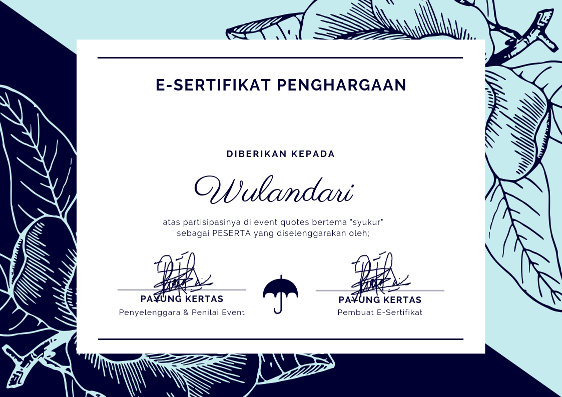 Payung Kertas Posts Facebook