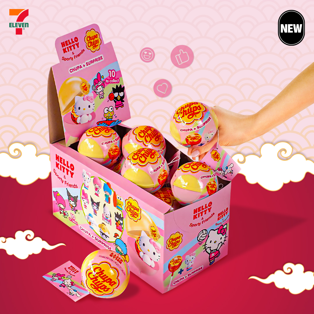 Limber up, kids! 🤸 Get ready to collect Hello Kitty & Sporty