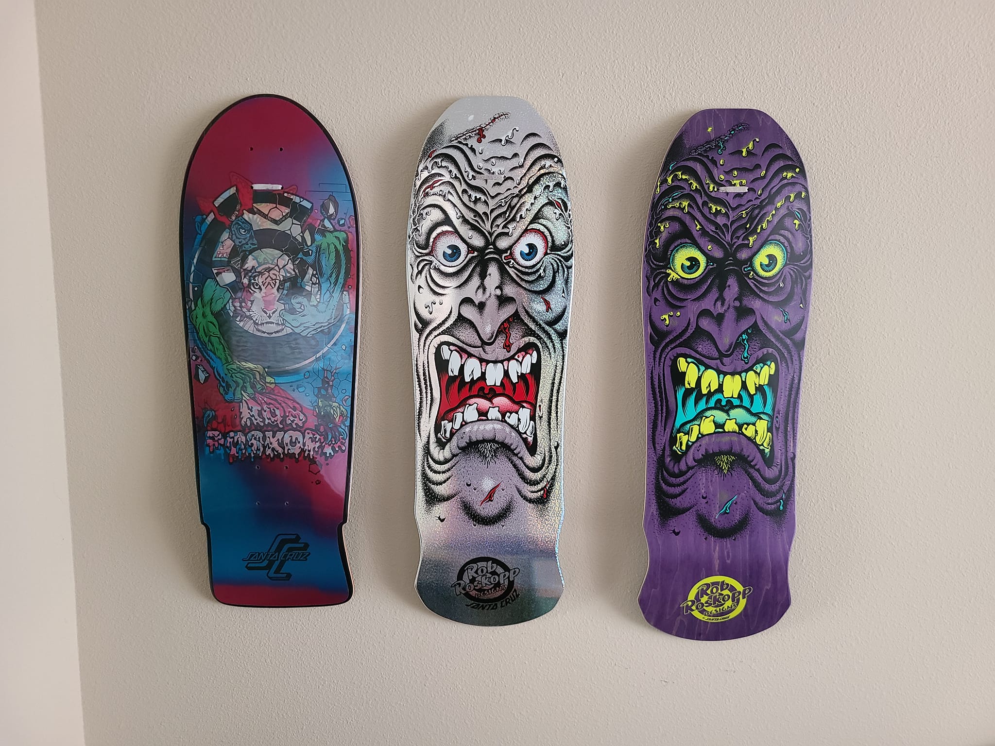 Powell and Alva skateboard boards