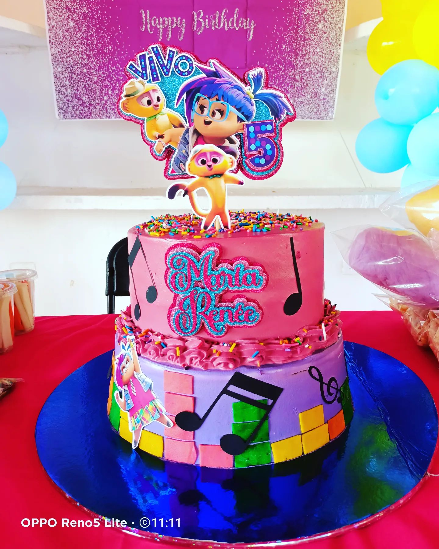 Sandia Reposteria - Festejamos a nuestra hermosa cumpleañera María ...
