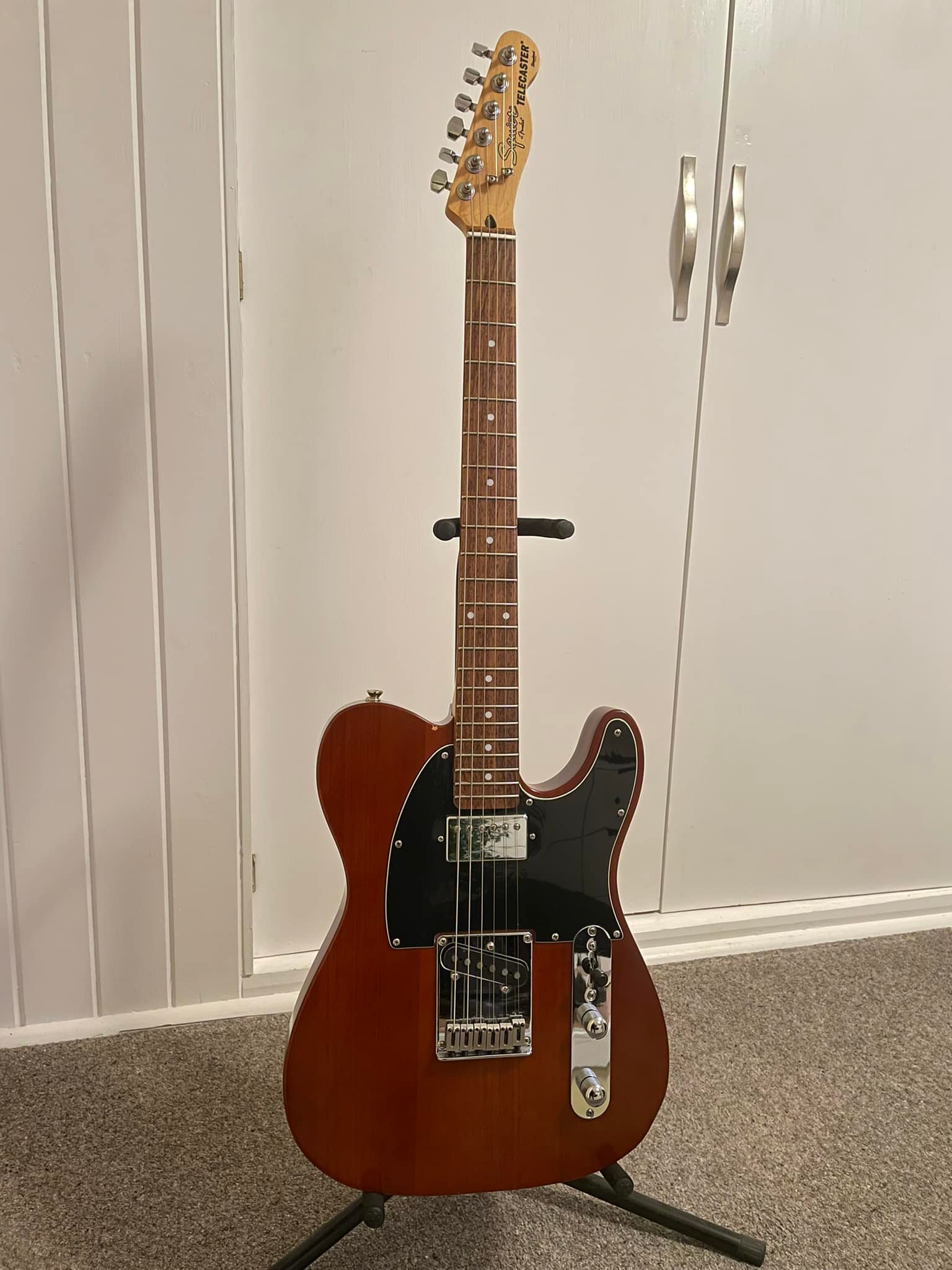 16 year old 2004 Squier Telecaster with original black headstock