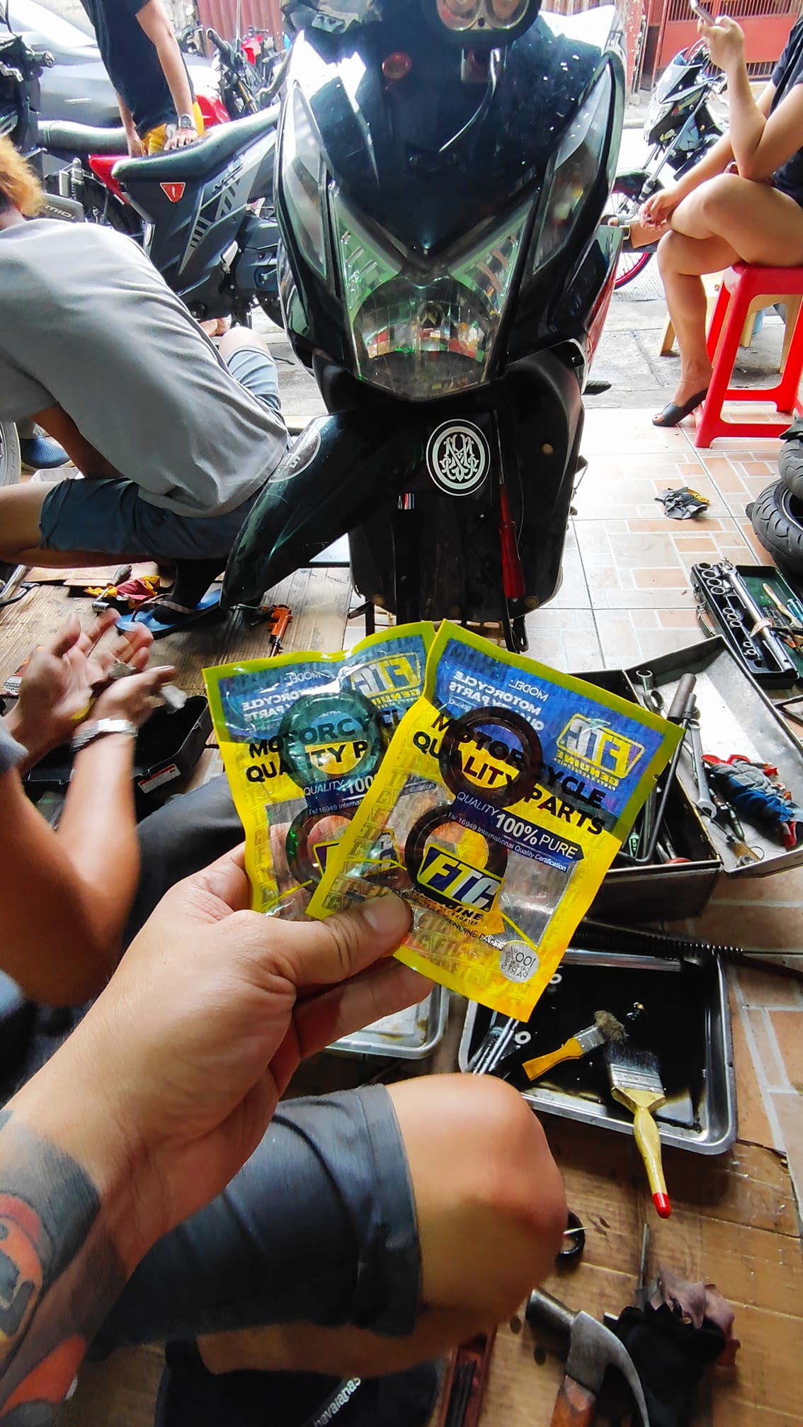 H2 Motoworx - Honda Beat Front Shock Repacking Ftc Front...