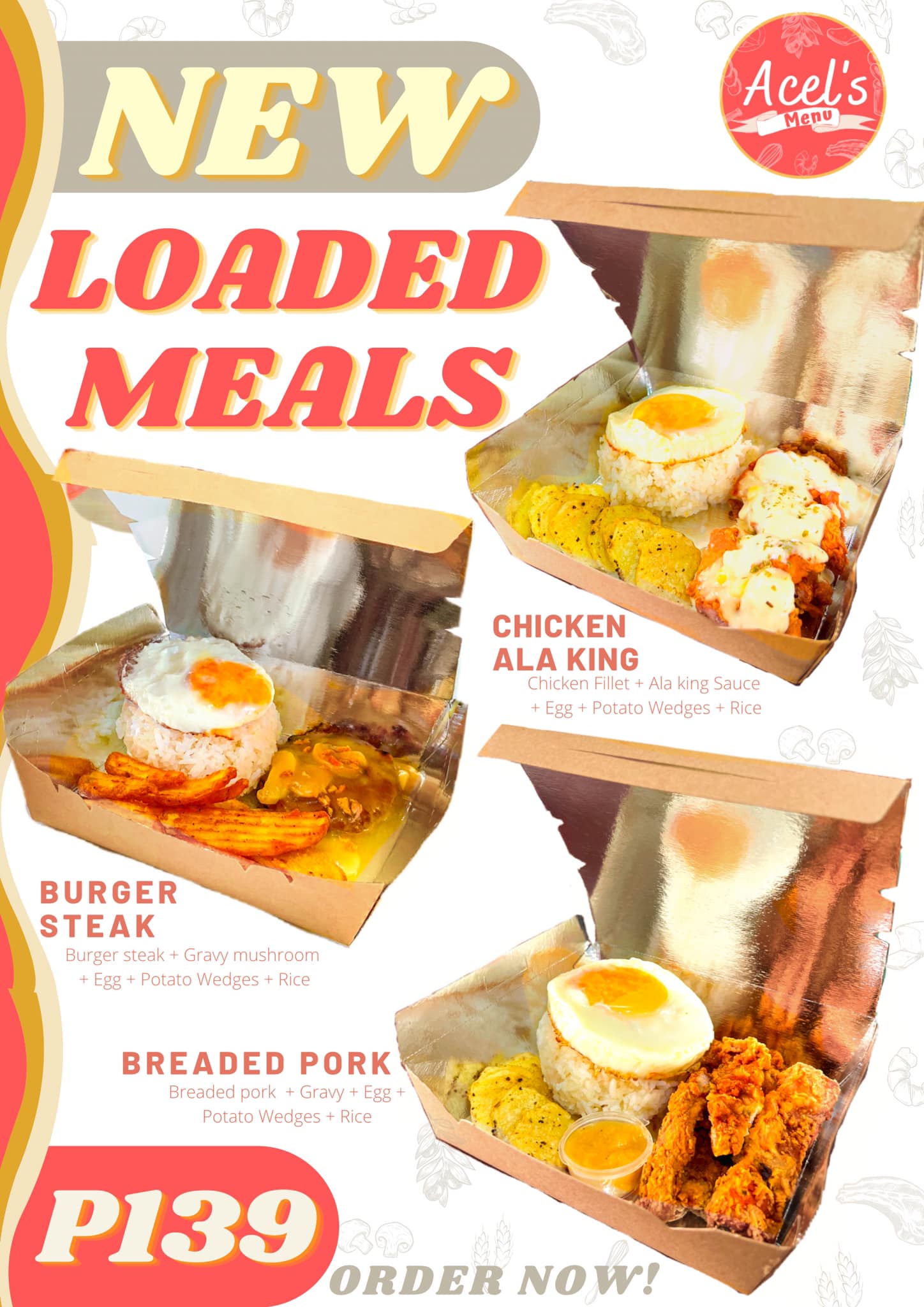 Acel's Menu - 🎉🎉 Something NEW & MOUTHFUL 🎉🎉 NEW ACEL’S... | Facebook