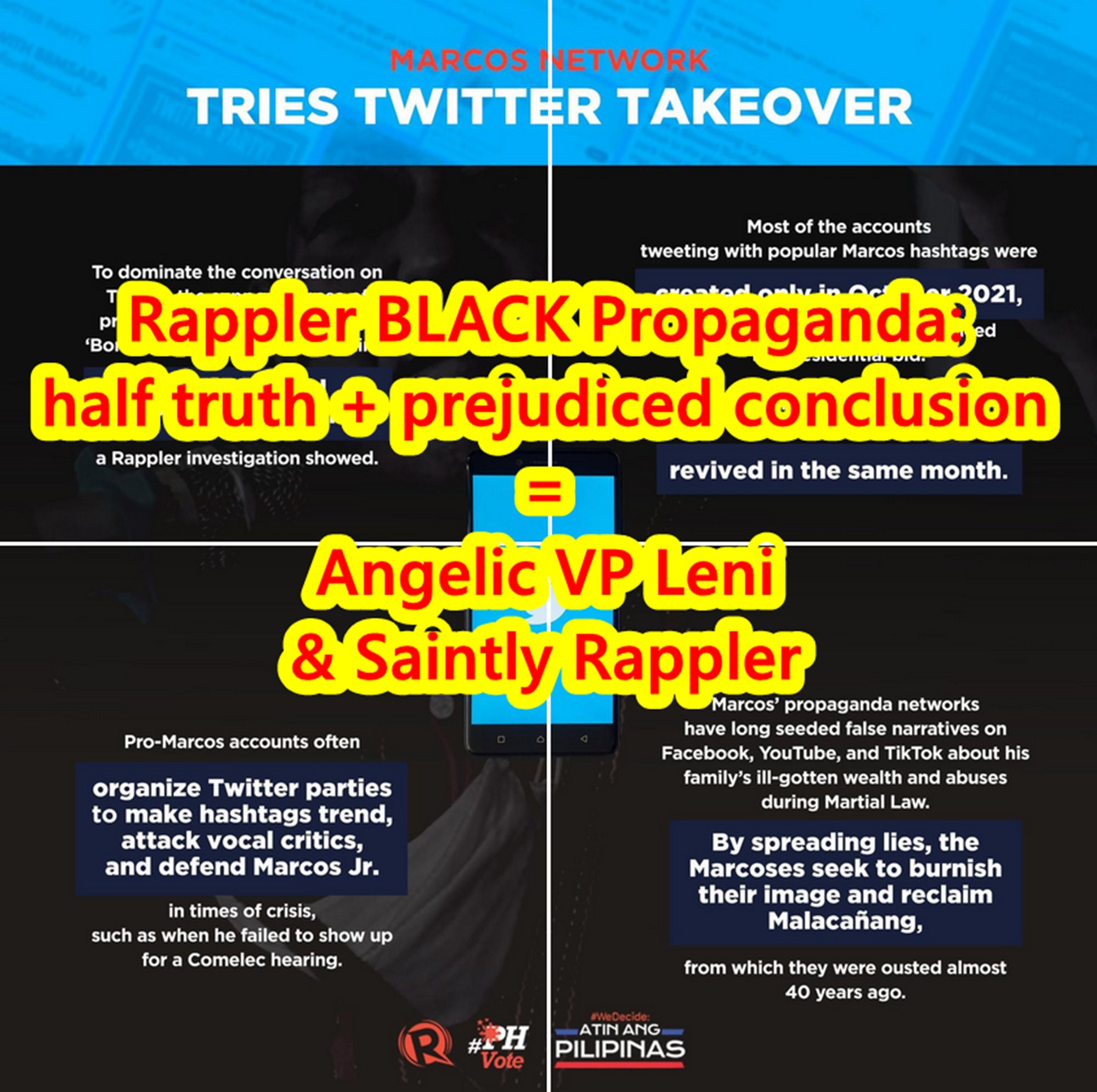 President - Rappler BLACK Propaganda to favor their presidential bet VP ...