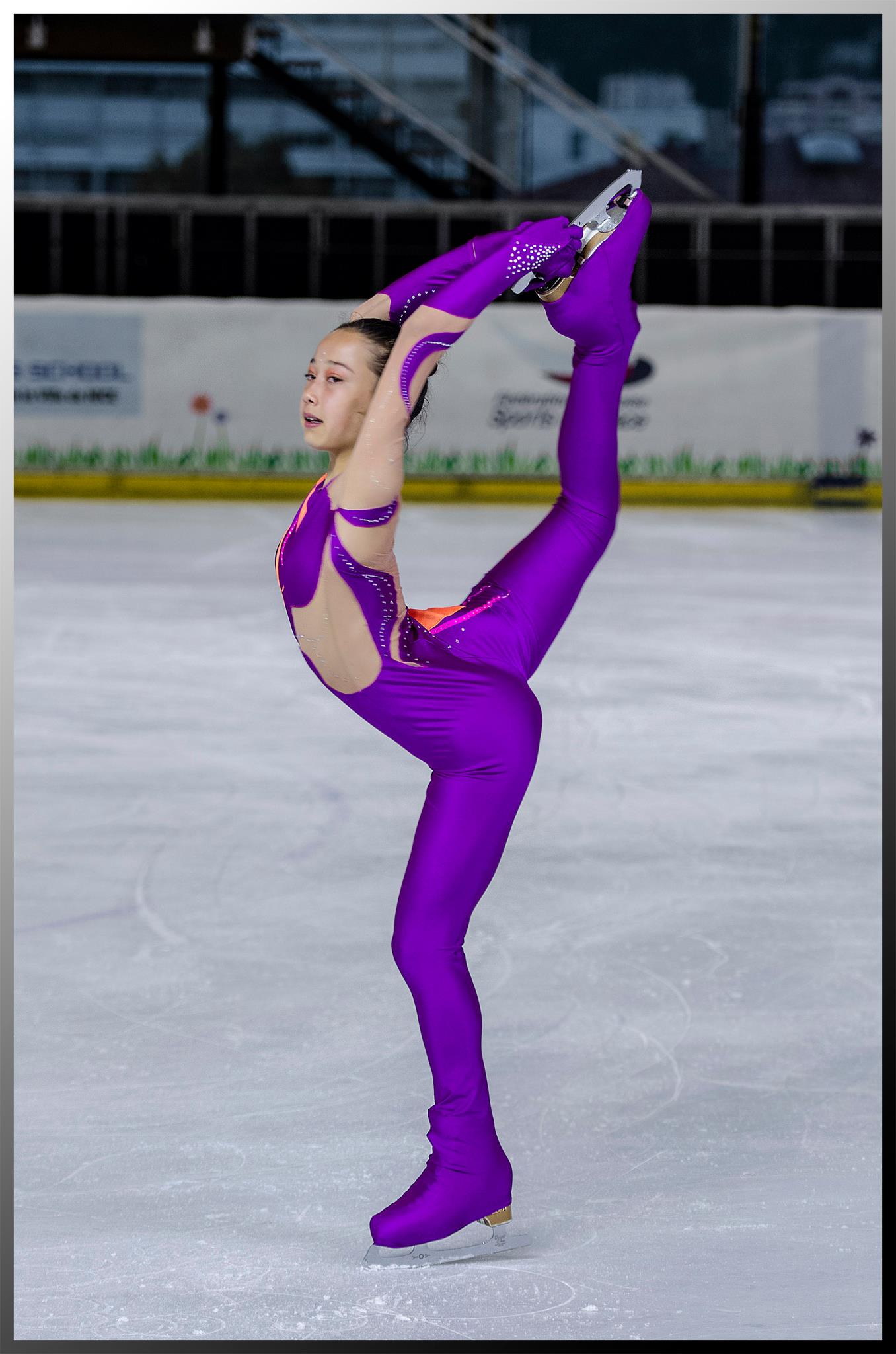 halter figure skating dress Competition Performance Girls Dress – Sleeveless With Sparkling Rhinestones For Ice Skating Performance & Competition Special15