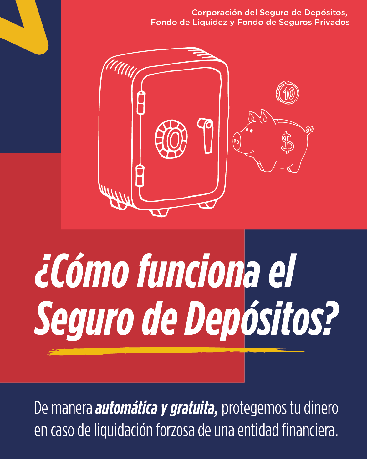 Cosede Ec - 📌 RECUERDA: El Seguro de Depósitos 🔐💰 aplica...