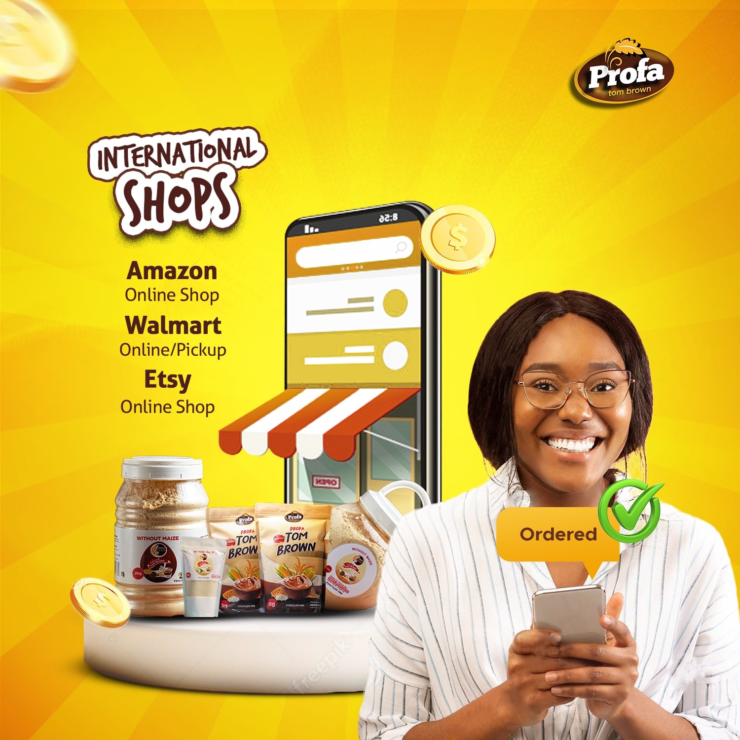 PROFA Foods GH - 🥳🥳🥳 INTERNATIONAL ONLINE SHOPS🥳🥳🥳... | Facebook