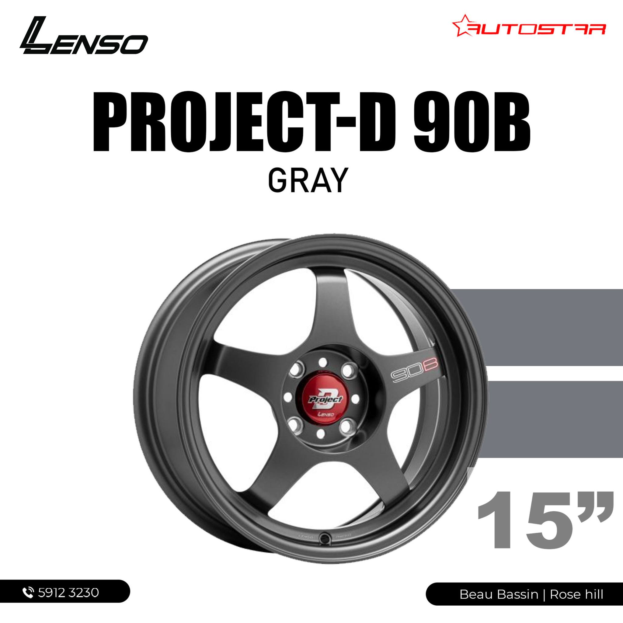 16” Lenso Bsx 4/100 available 7.5j front and 9j rears R8495 