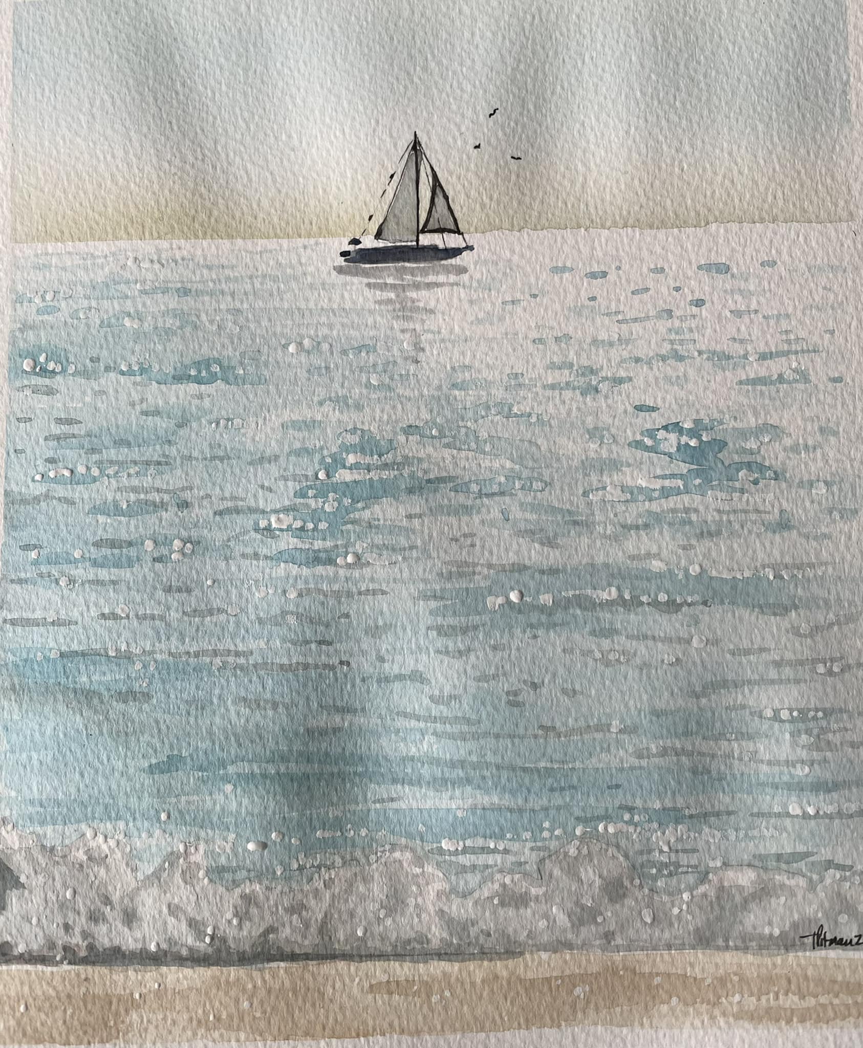 Sailboat painting for sale, 8