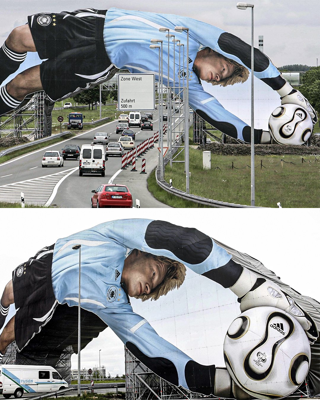 Back in 2006, adidas built a massive bridge in Munich with a giant