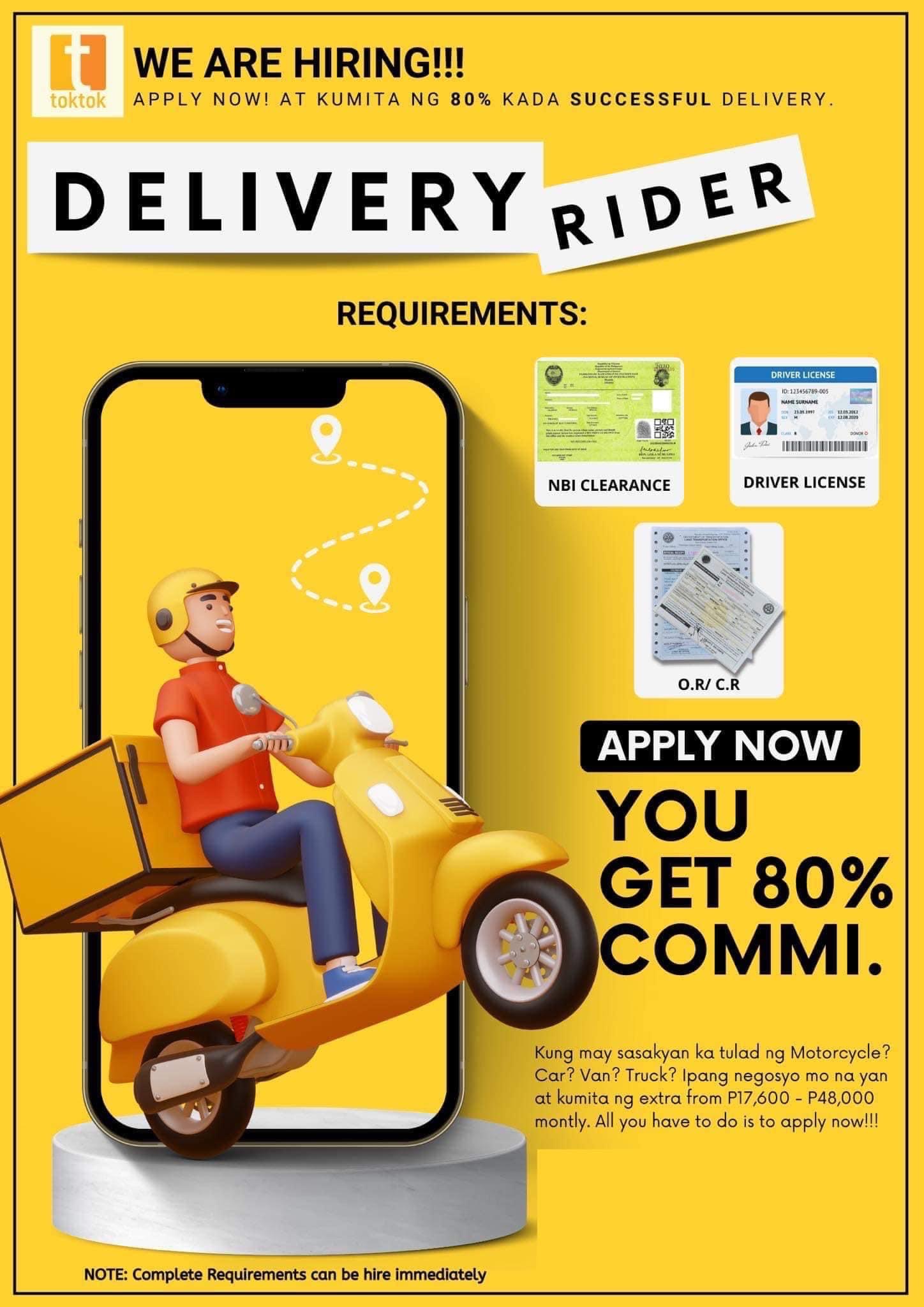 Delivery Riders and Drivers Lounge