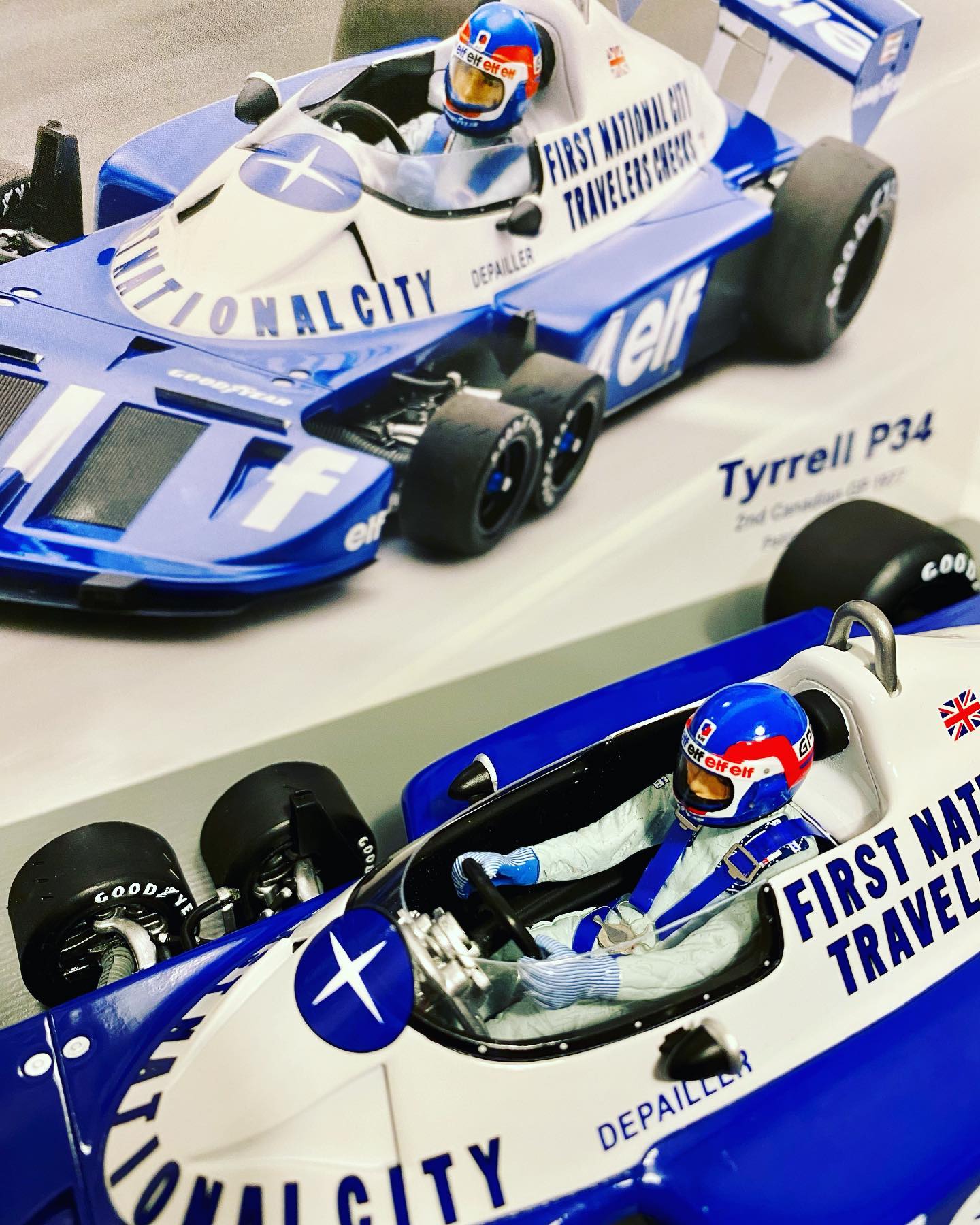 Tyrrell Ford P34 1977 Canada GP model car