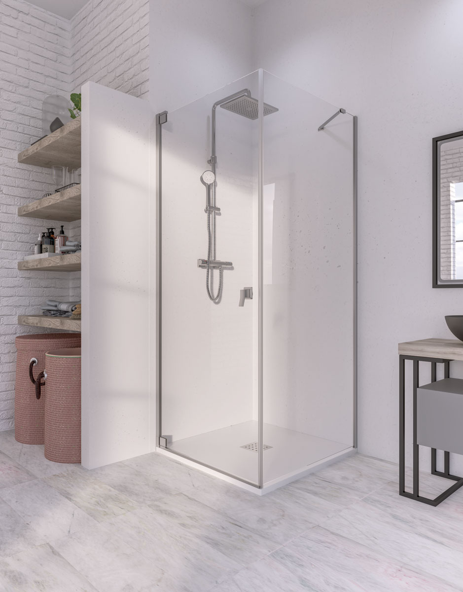 Doccia - FILADELFIA Filadelfia es una mampara de ducha angular con una ...