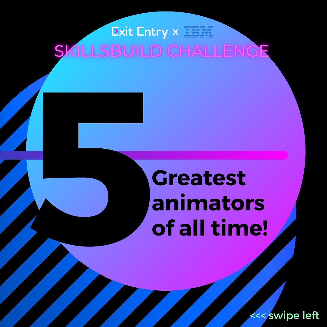Exit Entry - Did you know about these 5 animators who...