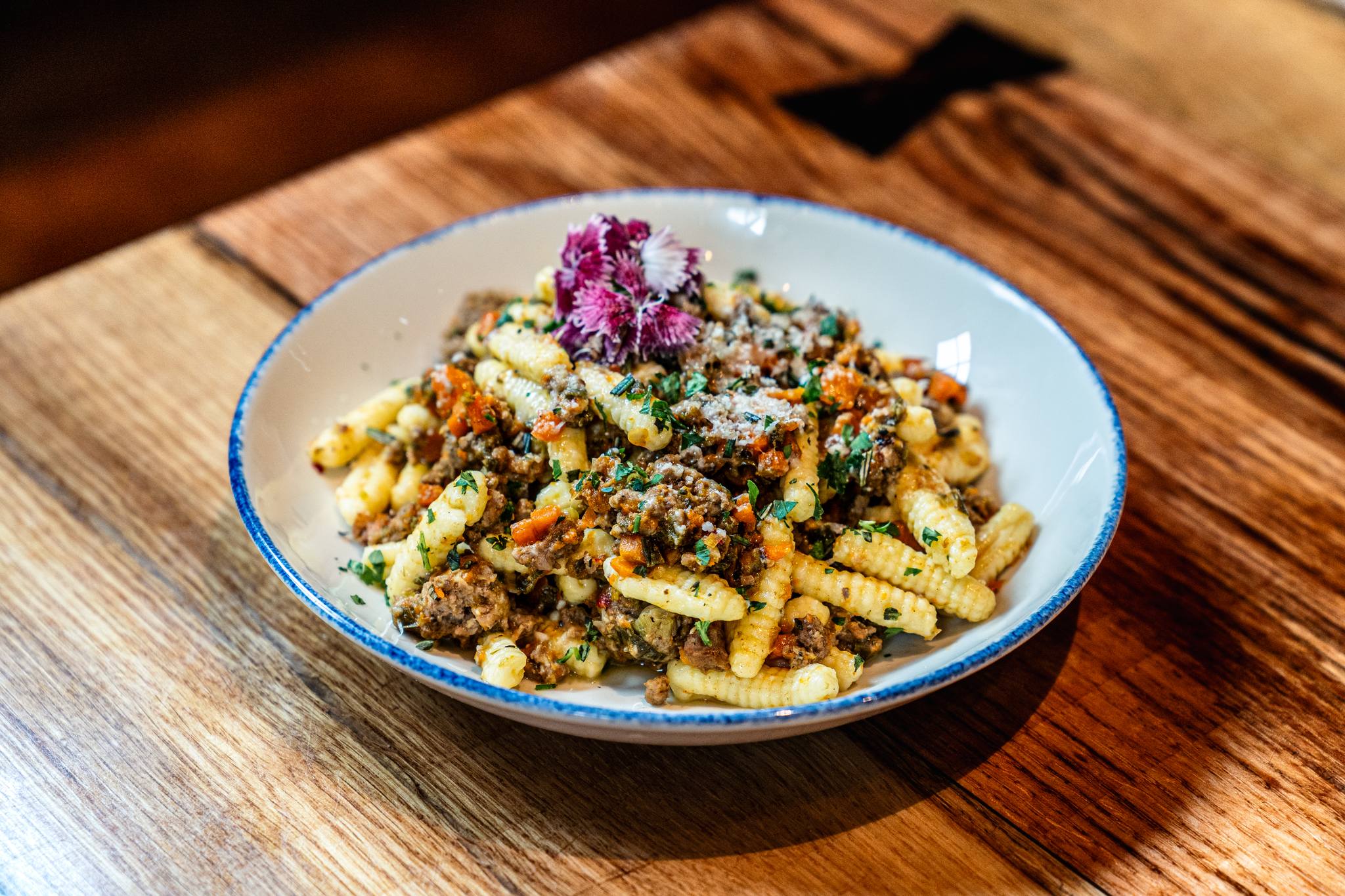 New on the menu: Lamb Ragu made with cavatelli pasta, carrots 