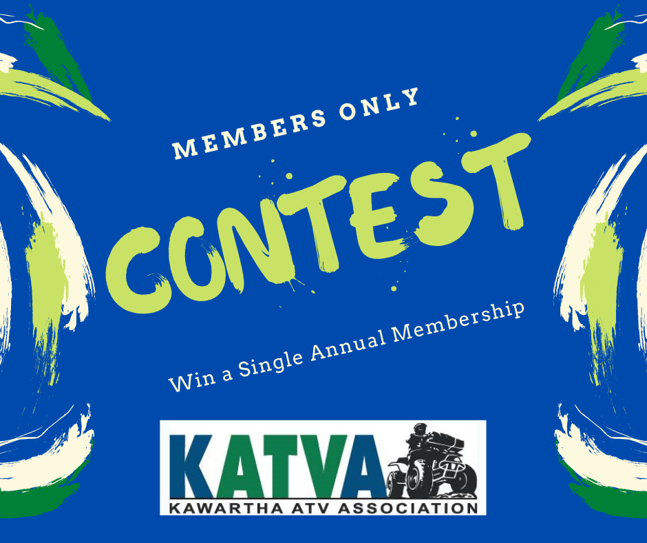 🚨 Monthly Members Only Draw... - Kawartha ATV Association | Facebook
