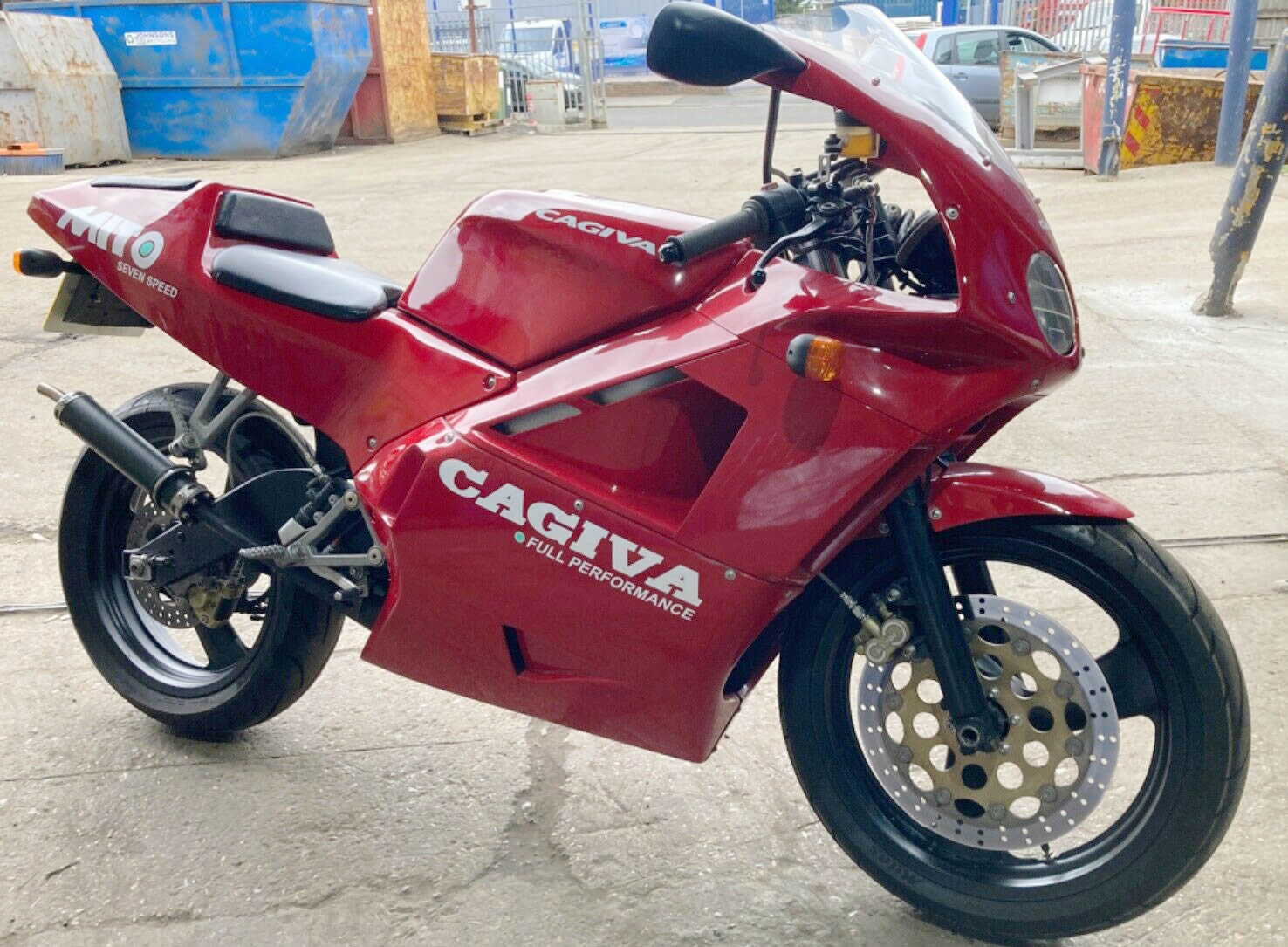 ７速　 MITO CAGIVA 125 フロント　ホイール　17インチ