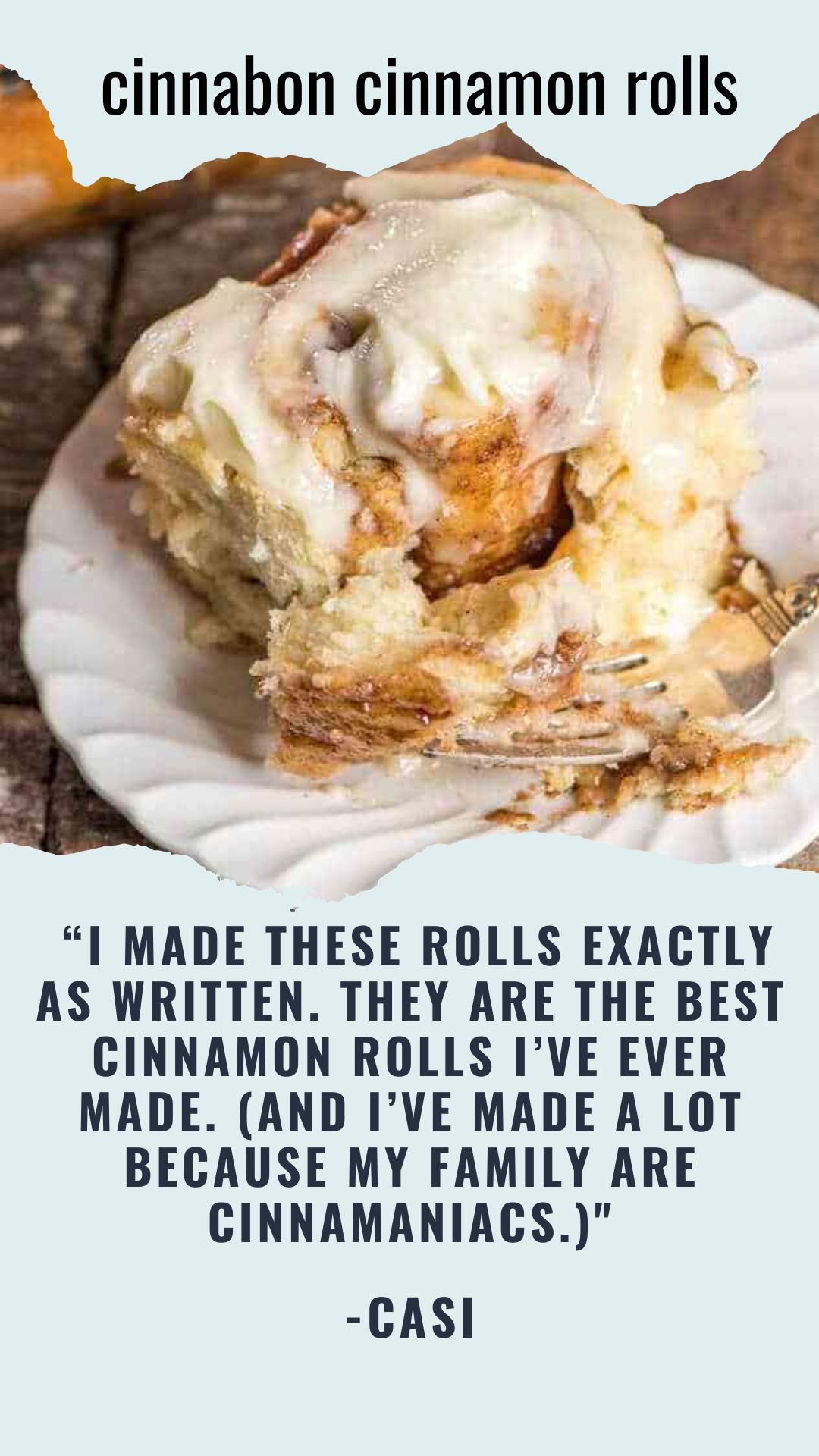 SECRET INGREDIENT CINNAMON ROLLS... - Tastes of Lizzy T | Facebook