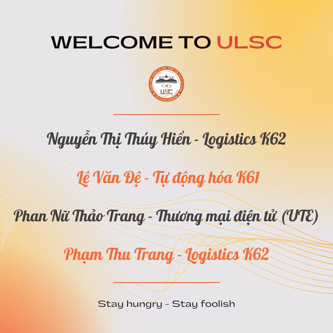 🗣️ [ KẾT QUẢ ĐỢT TUYỂN... - USC - CLB Logistics & SCM UTC2