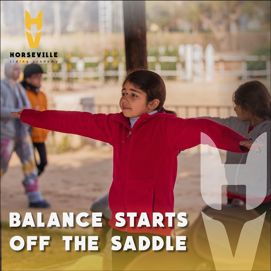 HorseVille - #HV_Riding_Blocks | Balance in the saddle is...