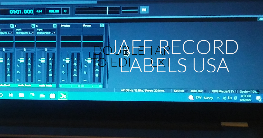 JAFF Records Labels USA