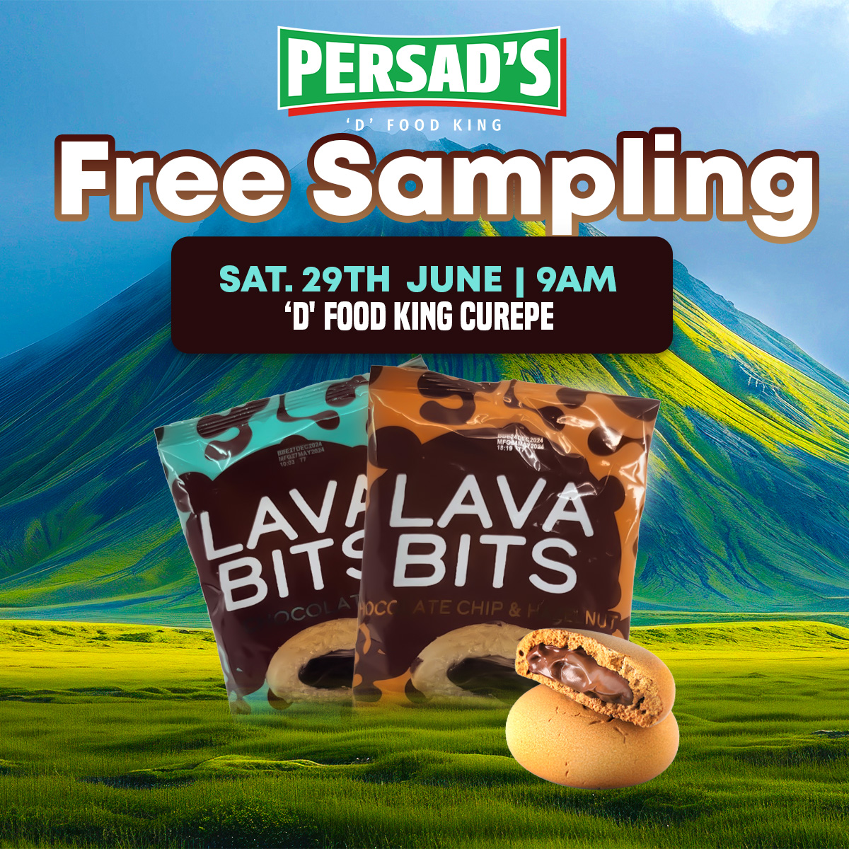 Persad's - ️Join Us for a Tasty Sampling of Lava Bits at Persad's D ...