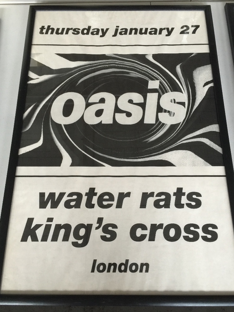 Oasis - Original Water Rats poster, January 27th, 1994. | Facebook