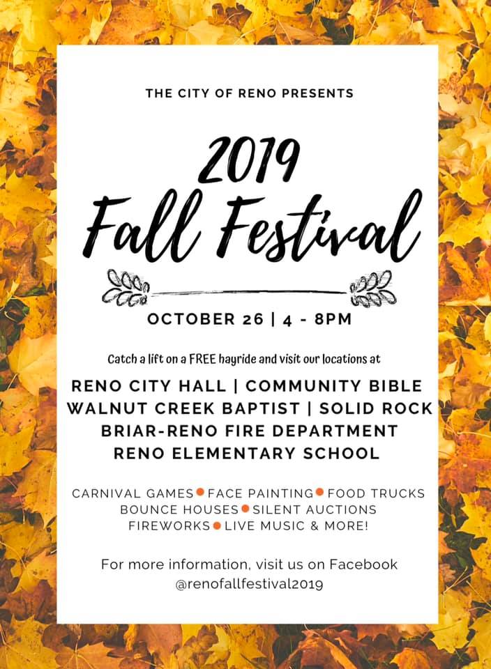 Reno Fall Festival | Reno TX