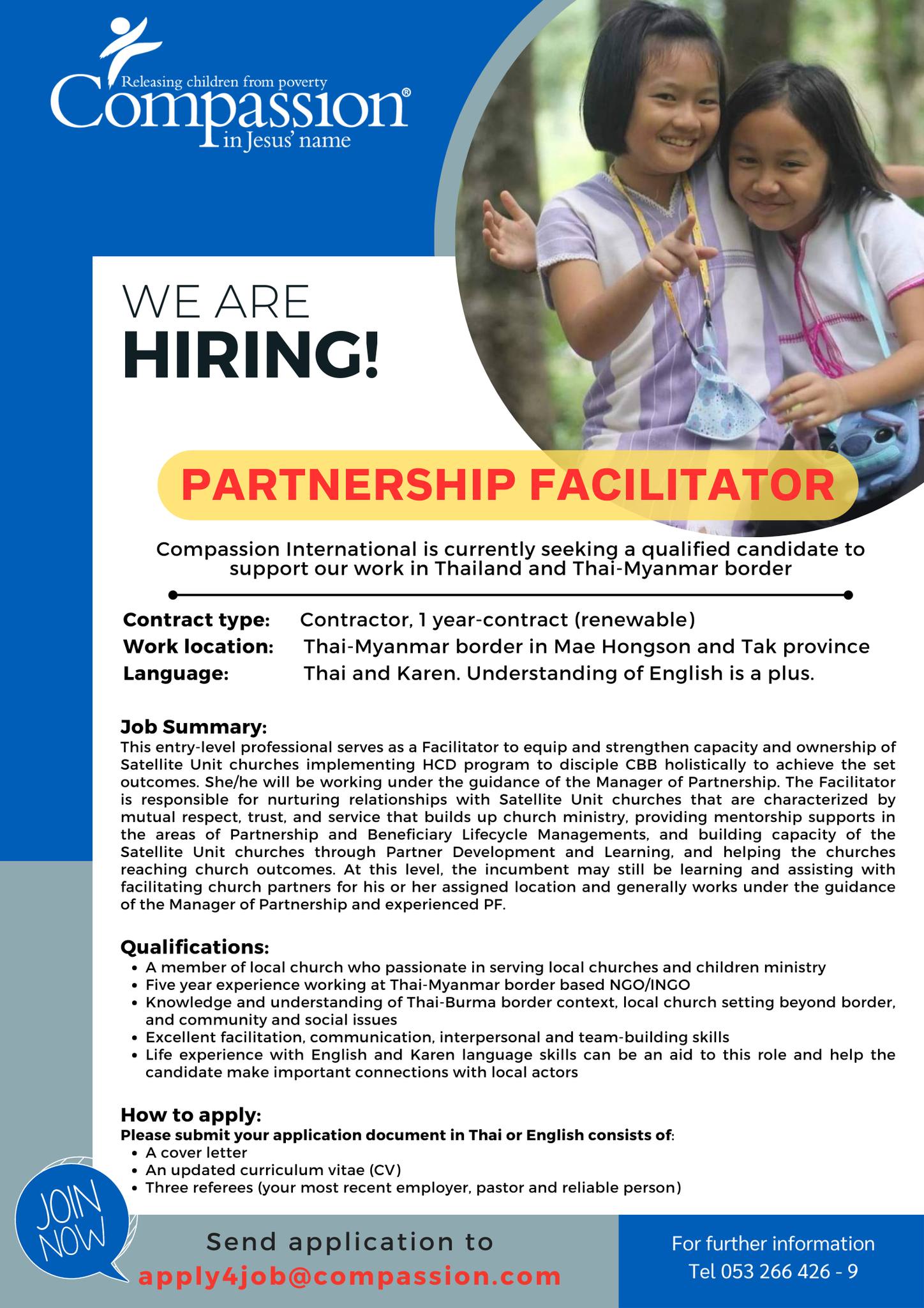 Compassion Thailand Jobs