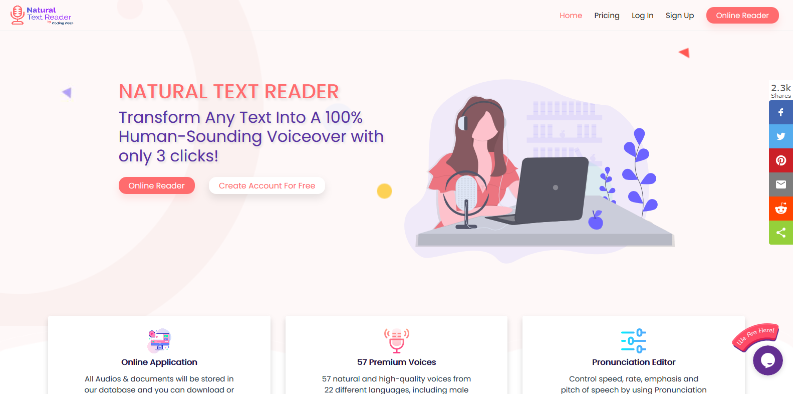 Natural Text Reader