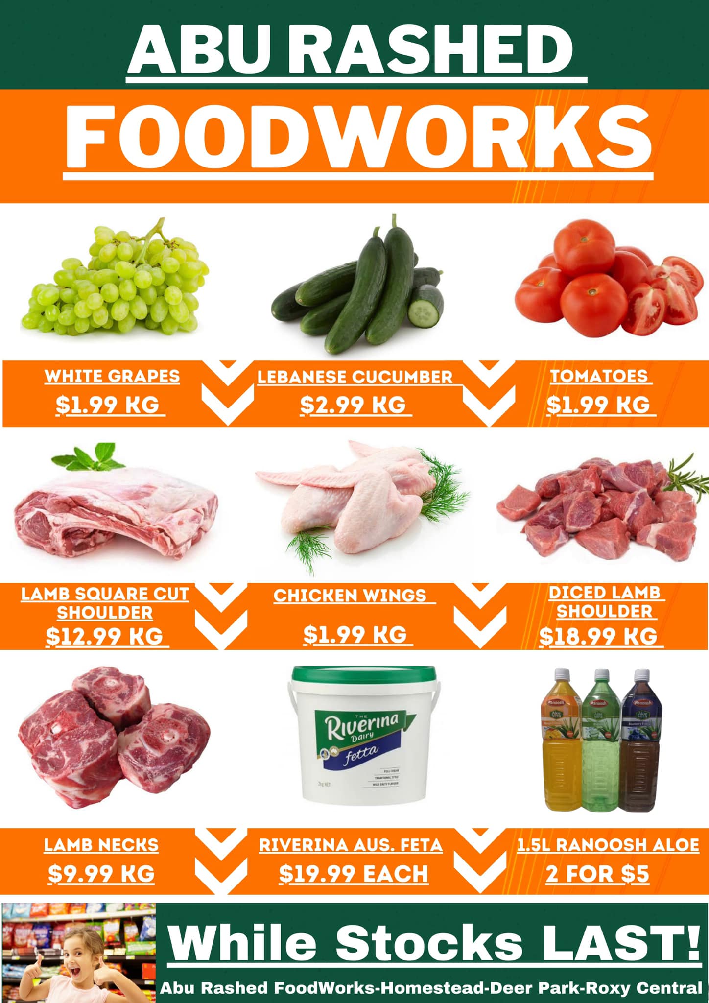 Weekend SPECIALS!! Abu Rashed... - FoodWorks Deer Park | Facebook
