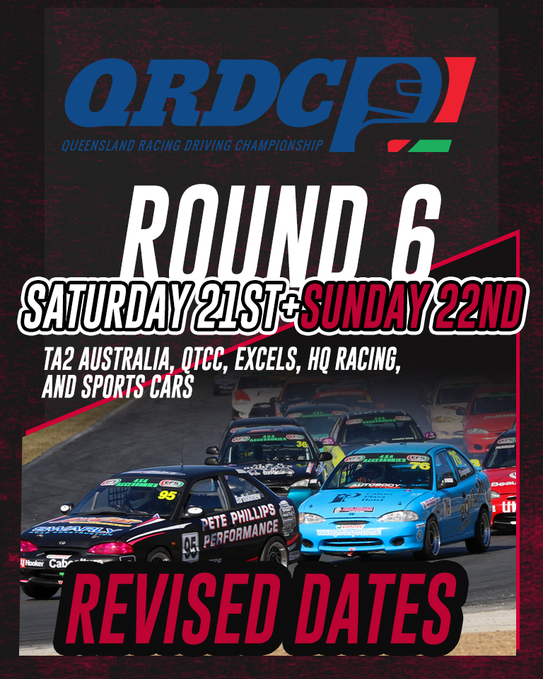 ️ QRDC ROUND 6 UPDATE ️ We will be... - Queensland Raceway | Facebook