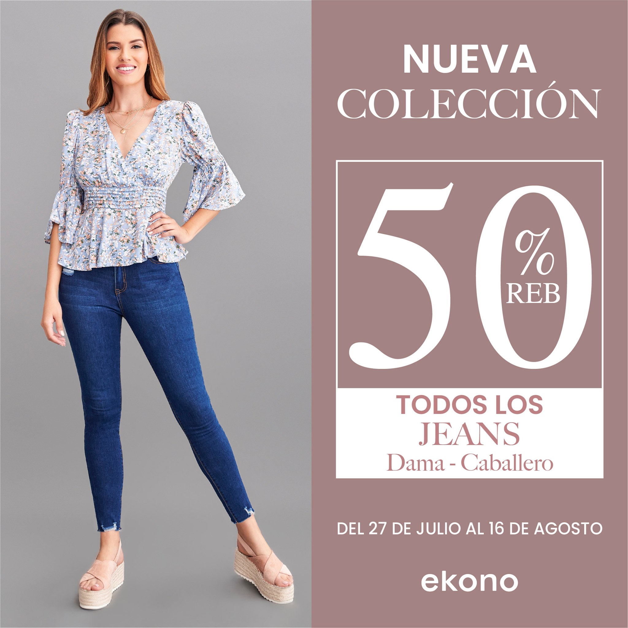 Tiendas Ekono - 🌷🌿¡Nueva Colección! 🌷🌿 Los jeans son un... | Facebook