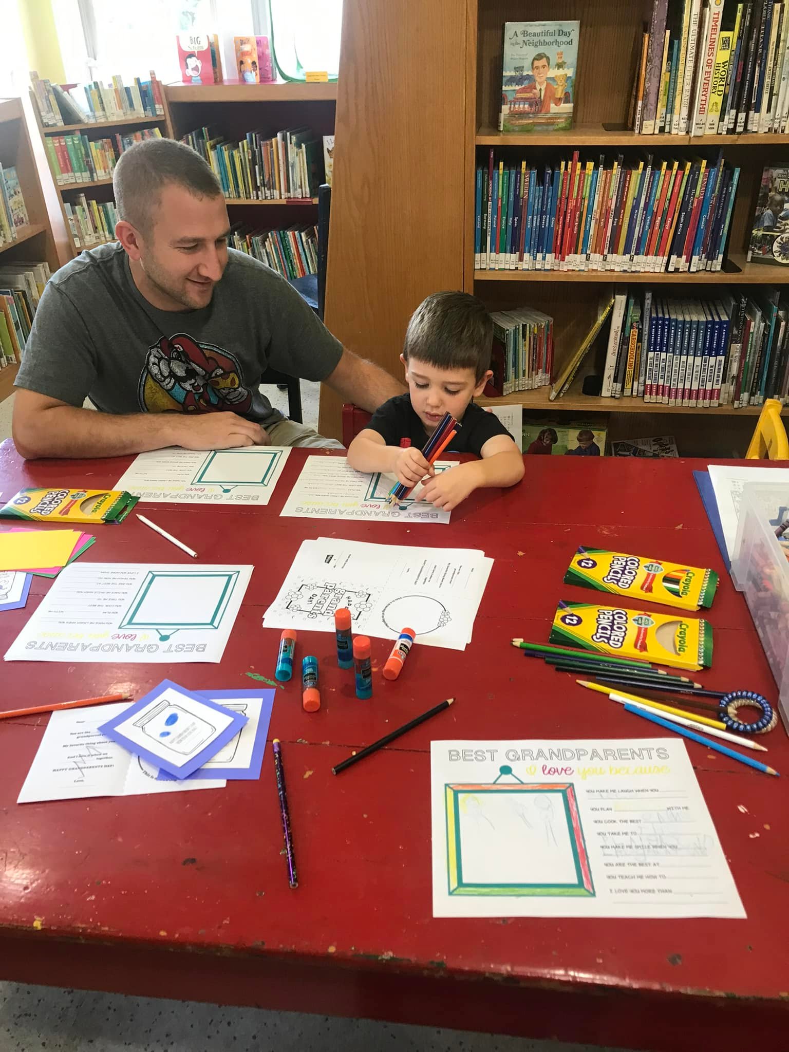 Happy Grandparent’s Day! The kids... - Poestenkill Library | Facebook