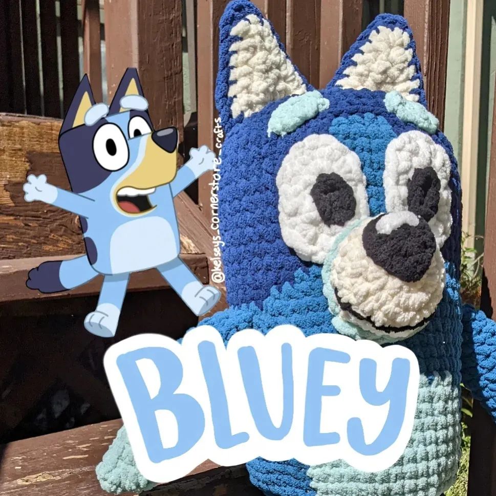 💙BLUEY THE DOG💙custom... - Kelsey's Cornerstore Crafts