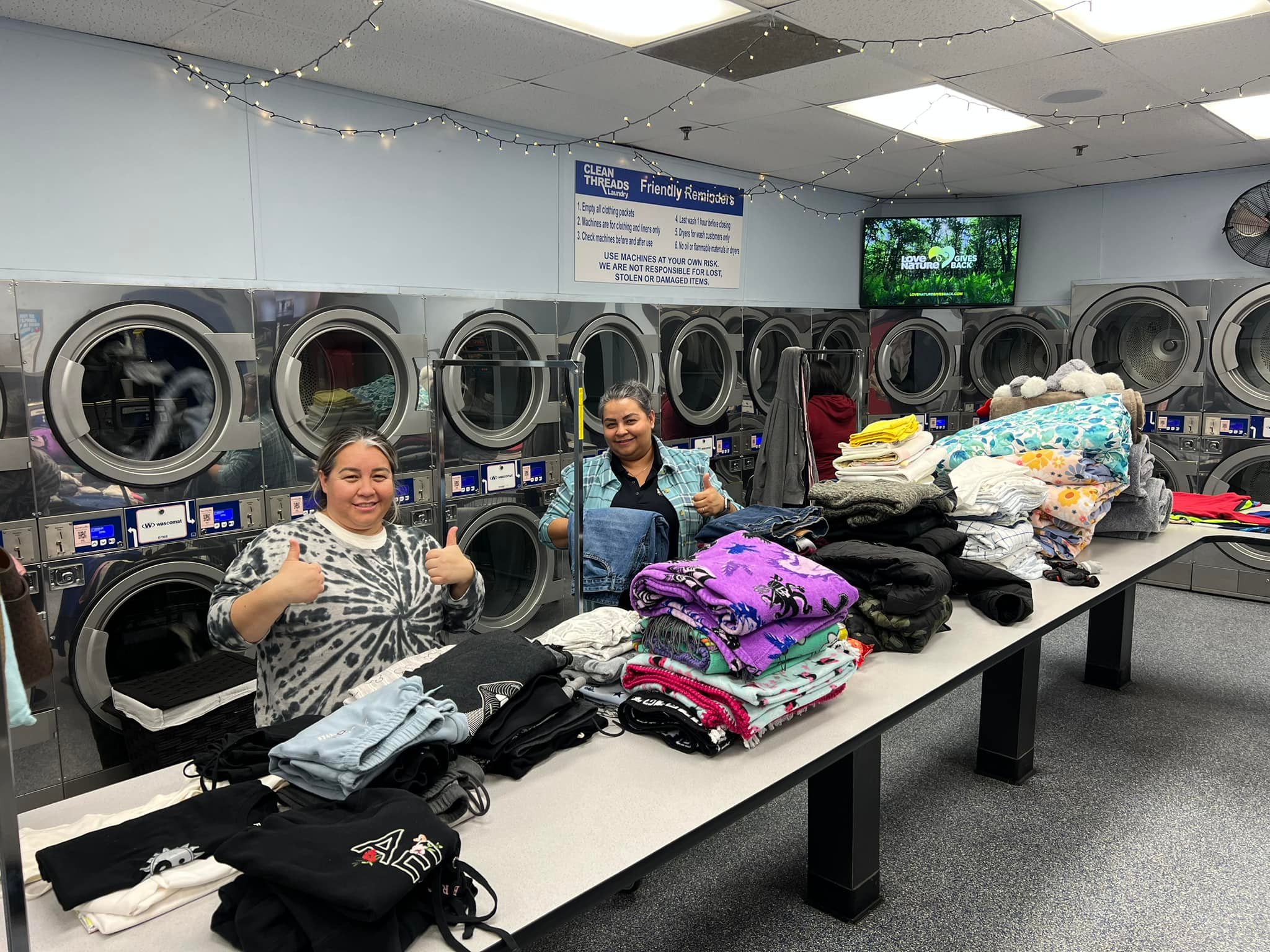 A family affair at the laundromat - Clean Threads Laundry