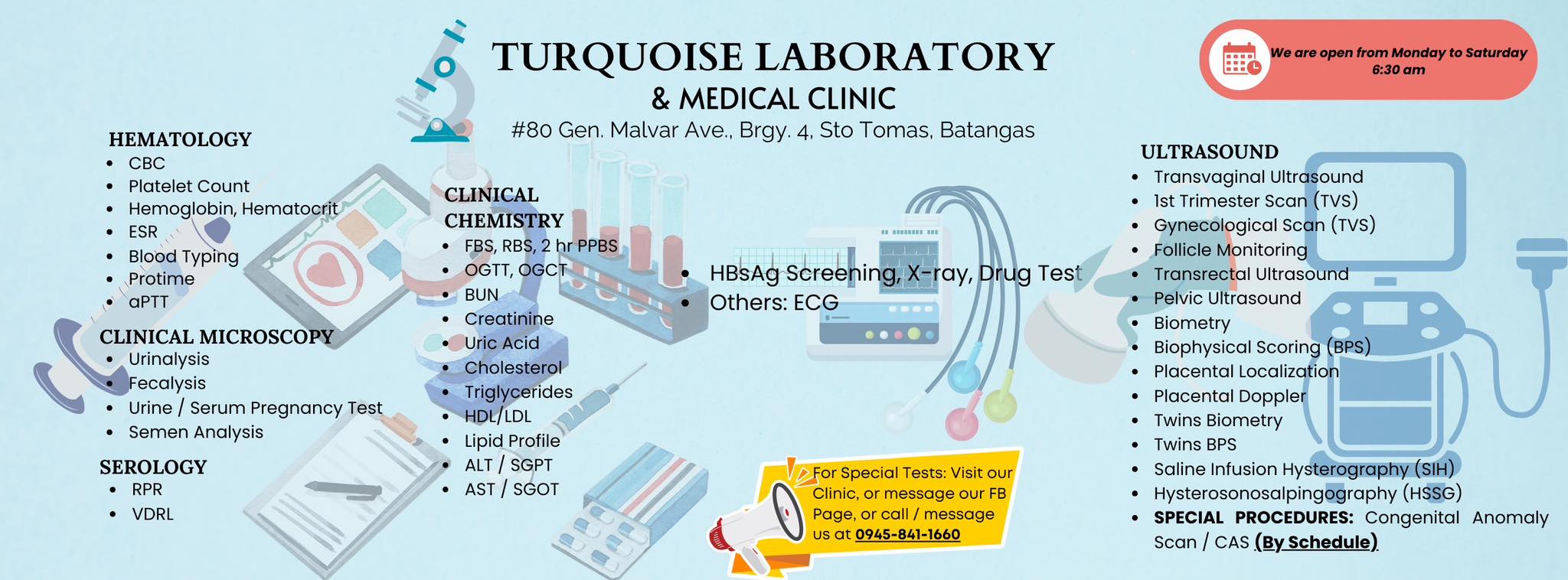 Turquoise Laboratory and Medical Clinic | Santo Tomas