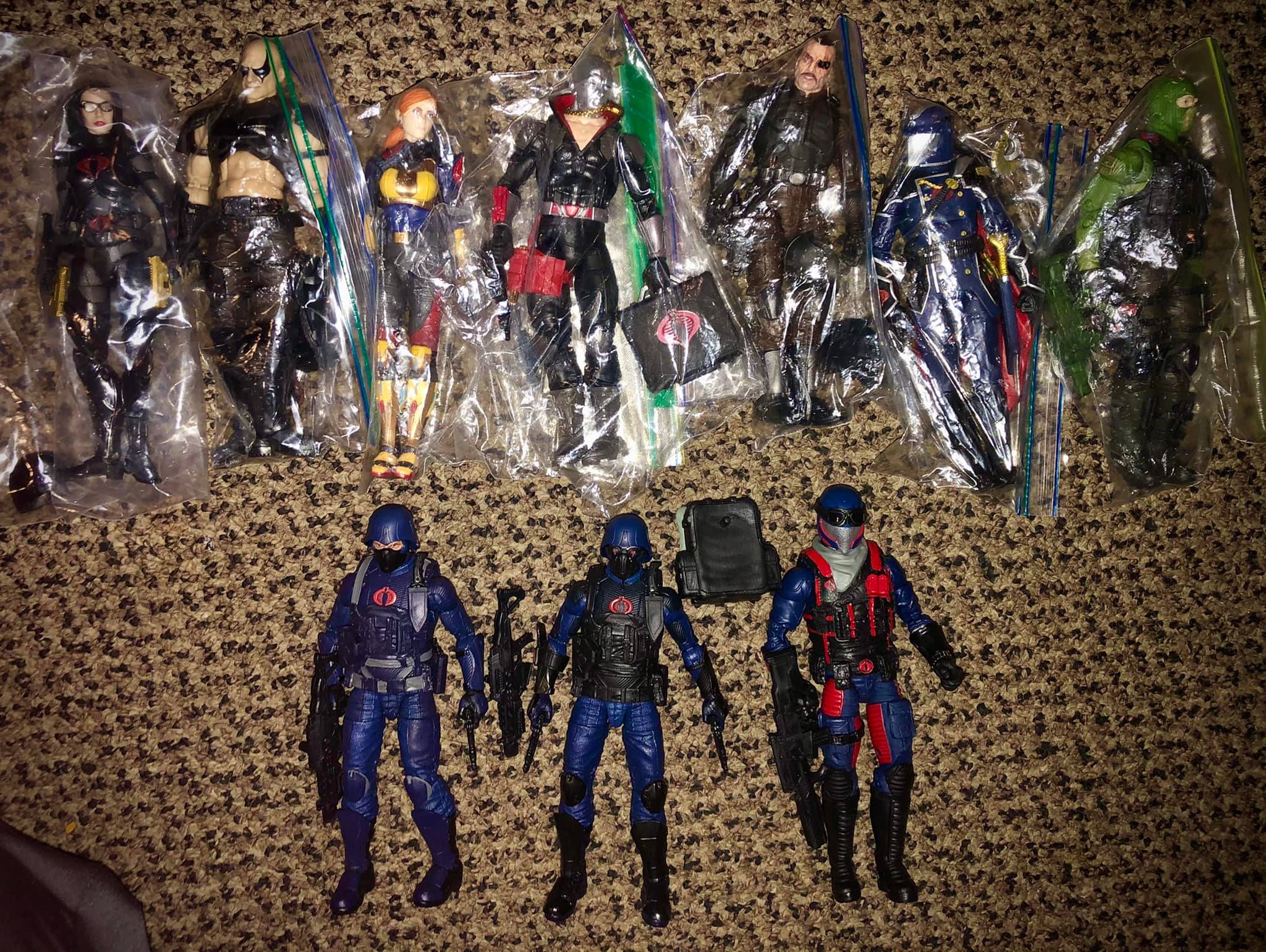 G.I. Joe Cobra Officer Custom Display Case – 1982/83 Style With Card Back Insert