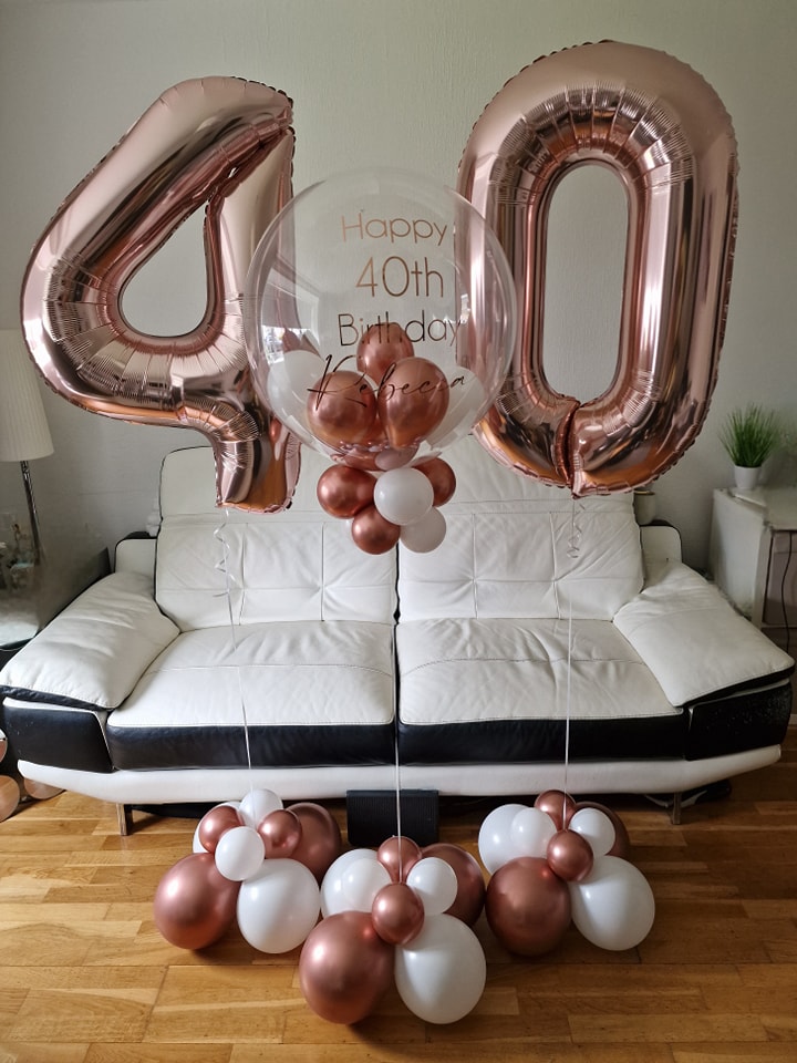 VIP Balloons - 🥂 ️ HAPPY 40TH REBECCA ️🥂 We hope you...
