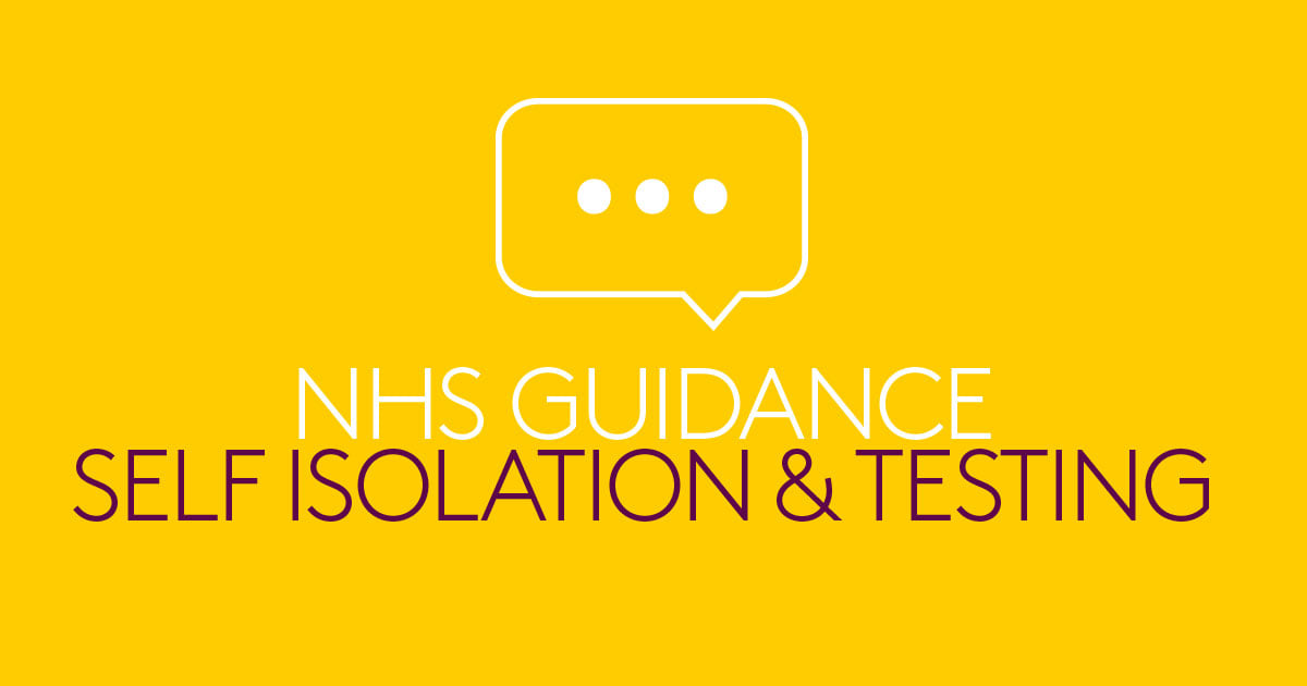 Forth - The latest NHS guidance on self-isolation (including close ...