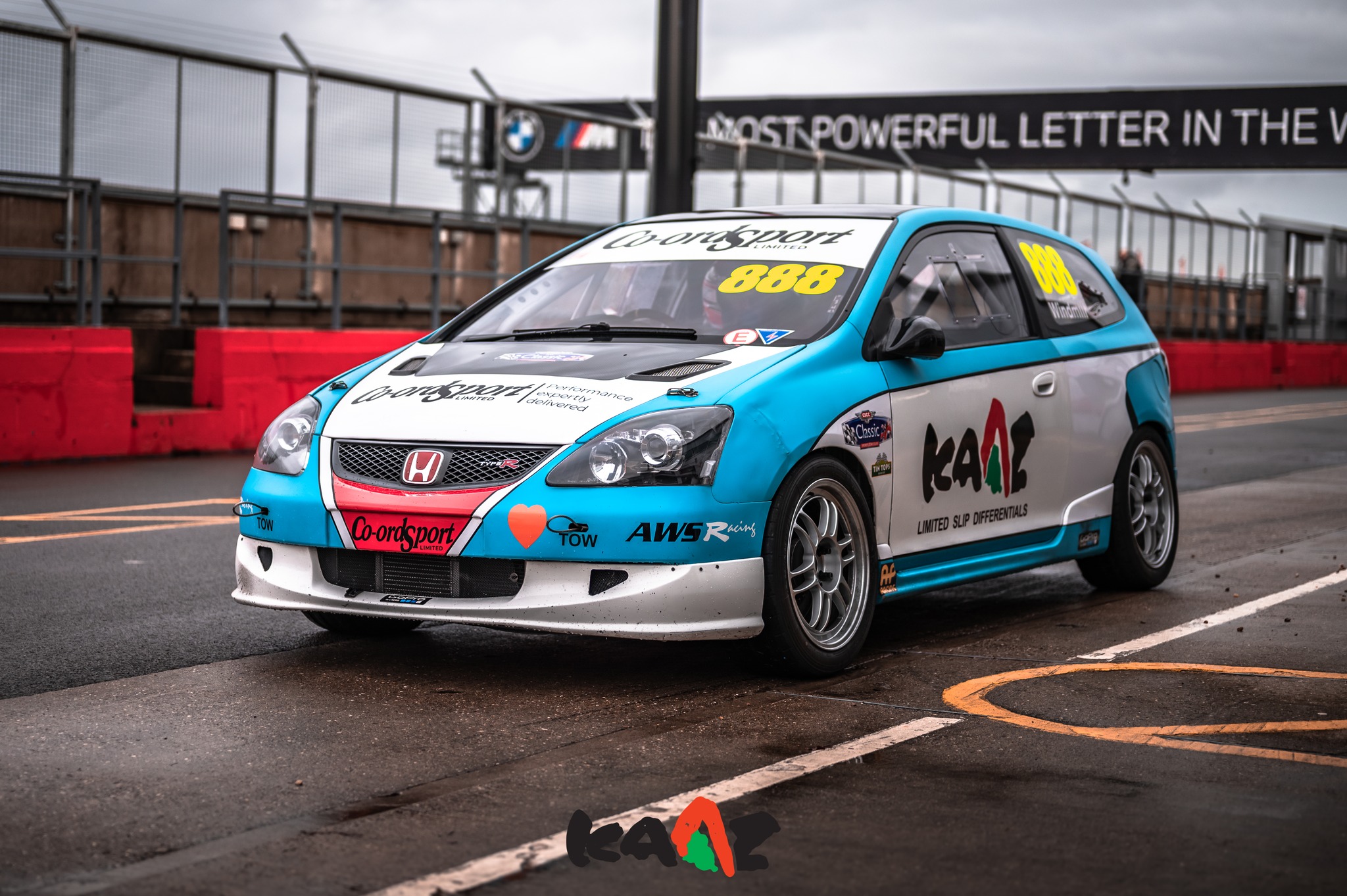 KAAZ UK - Andrew Windmills Honda Civic EP3 race car was...