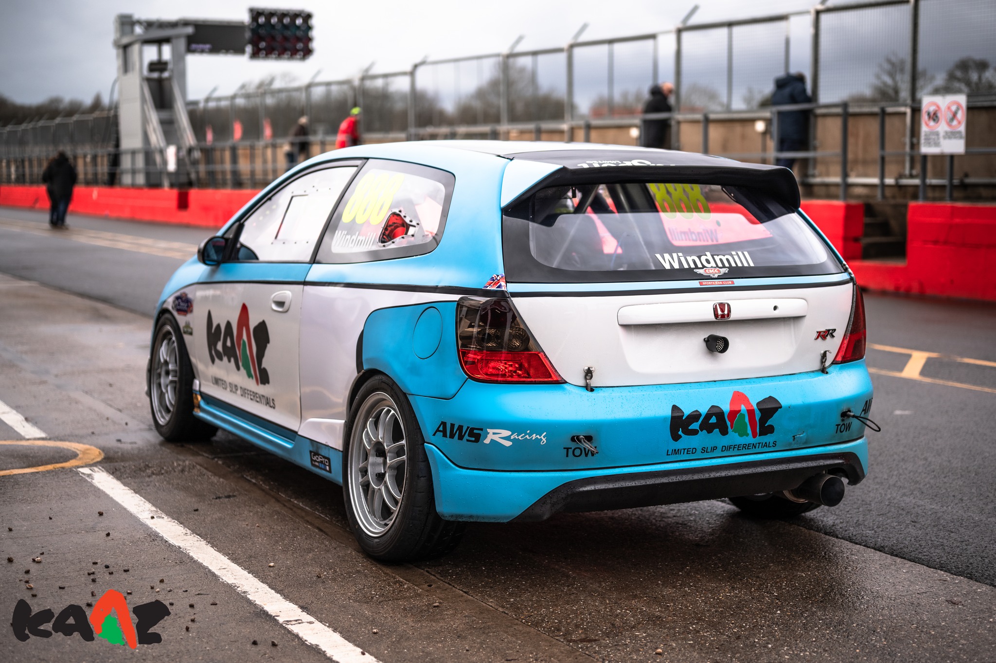 KAAZ UK - Andrew Windmills Honda Civic EP3 race car was...