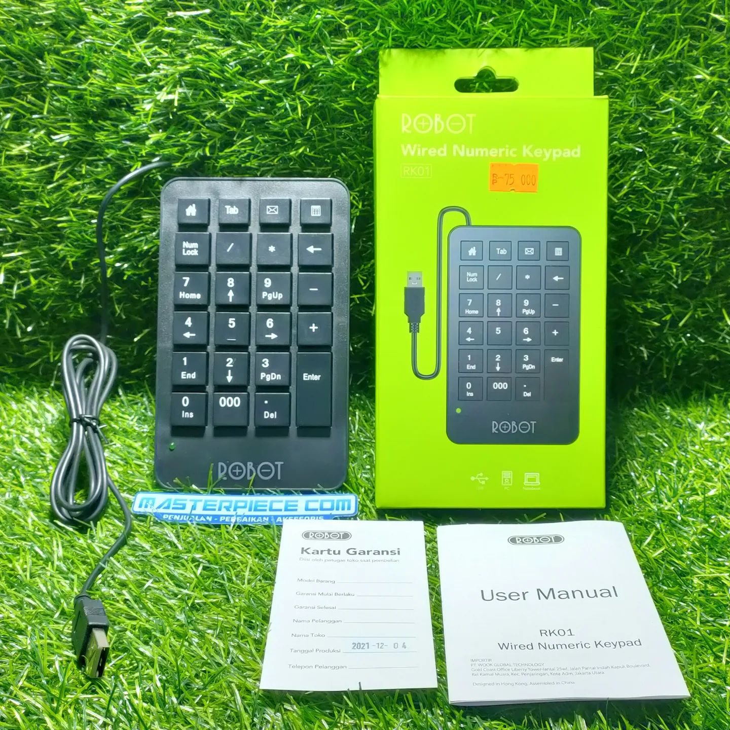 Masterpiece Com - Numeric Keyboard Robot cocok untuk...