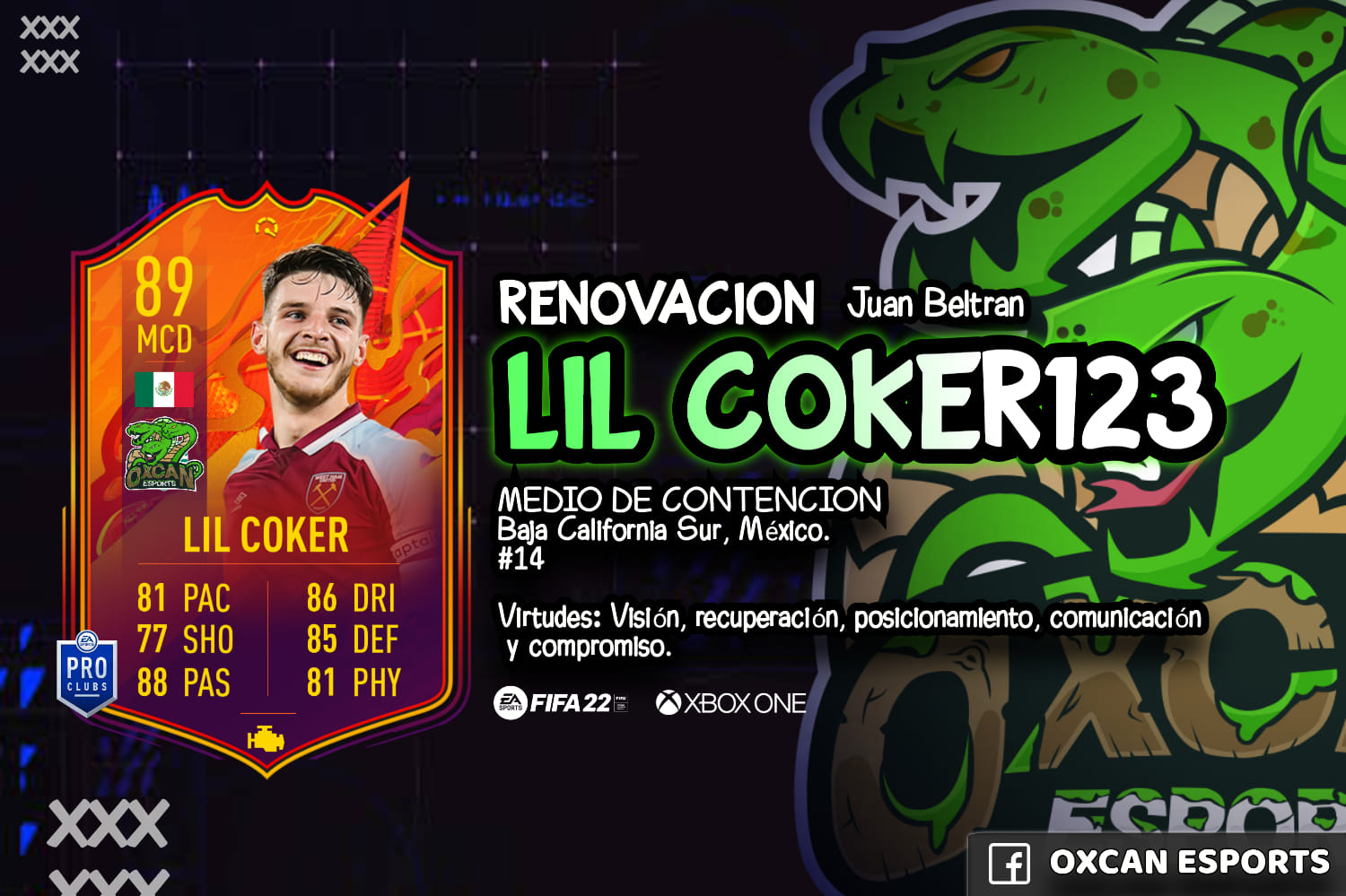 Oxcan Esports - 🟢| PRESENTACIÓN PLANTILLA |🟢 ⬛🟩MEDIOS DE...