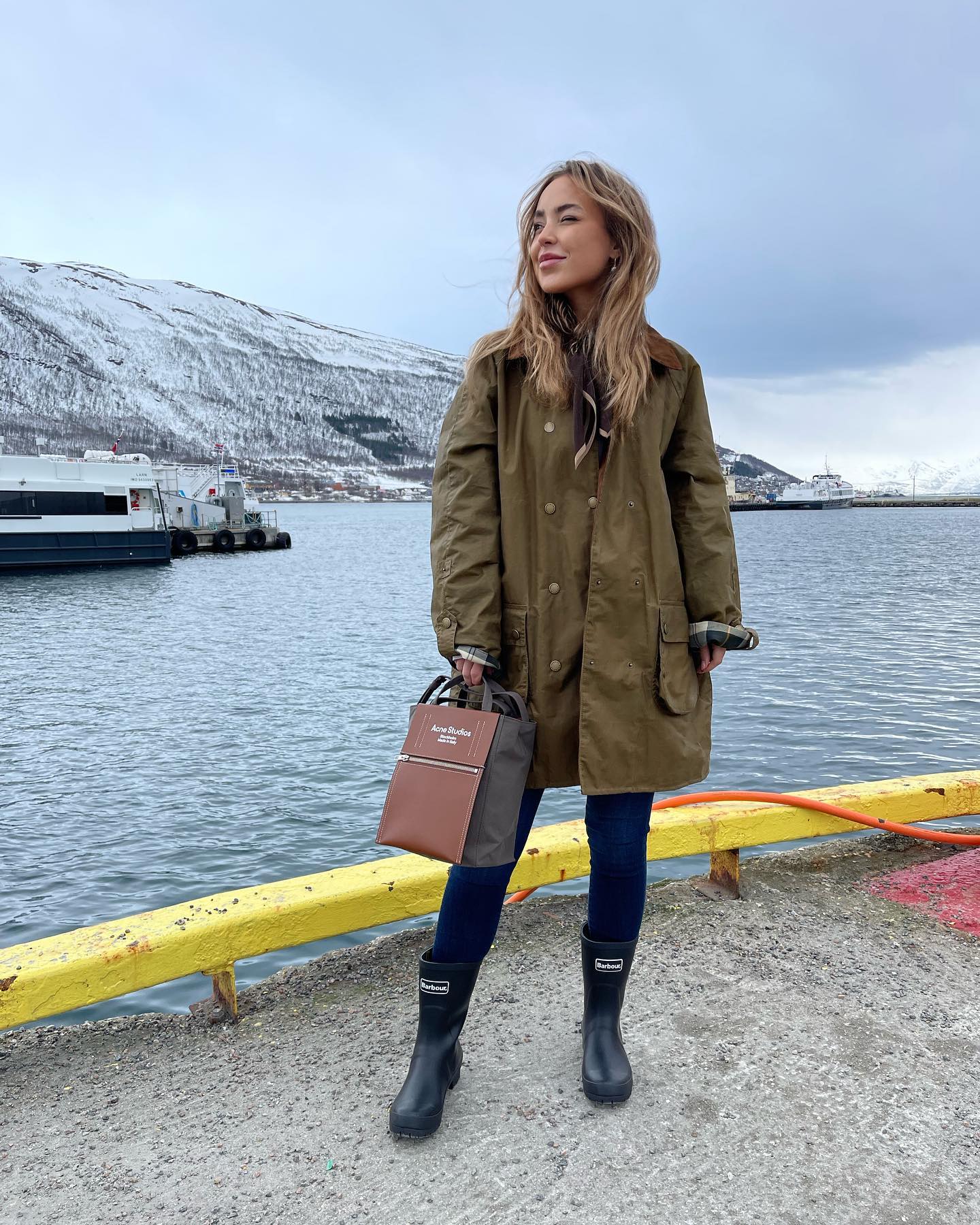 Barbour X Alexa Chung // Lyra jacket . . . . . #tromsøsentrum