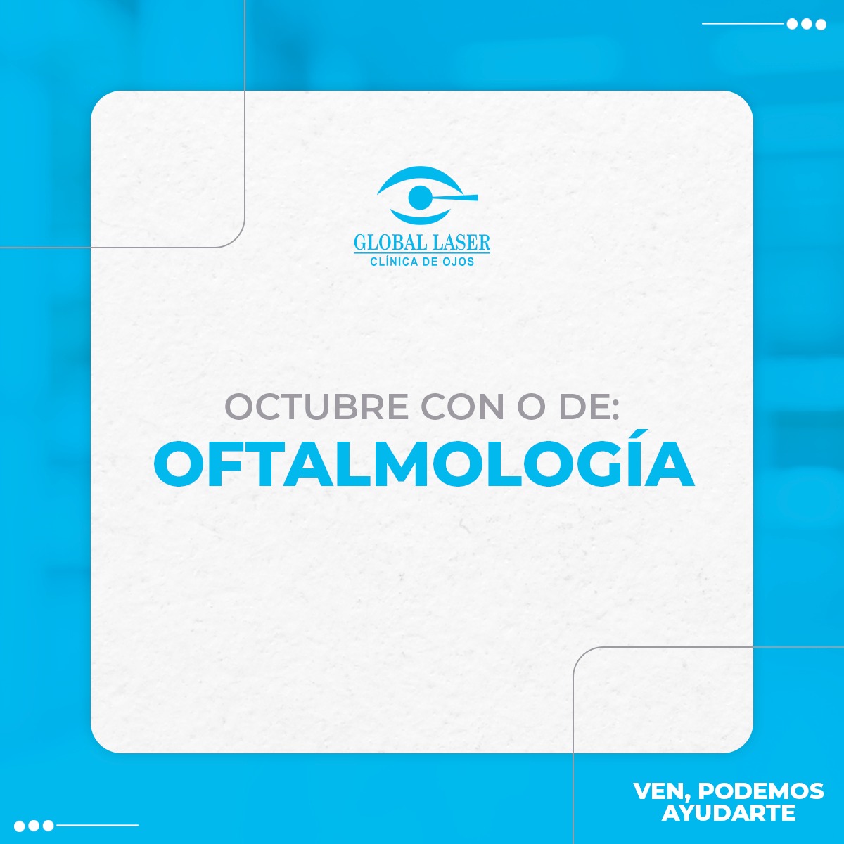 Tu salud visual es nuestra... - Clínica de Ojos Global Laser | Facebook