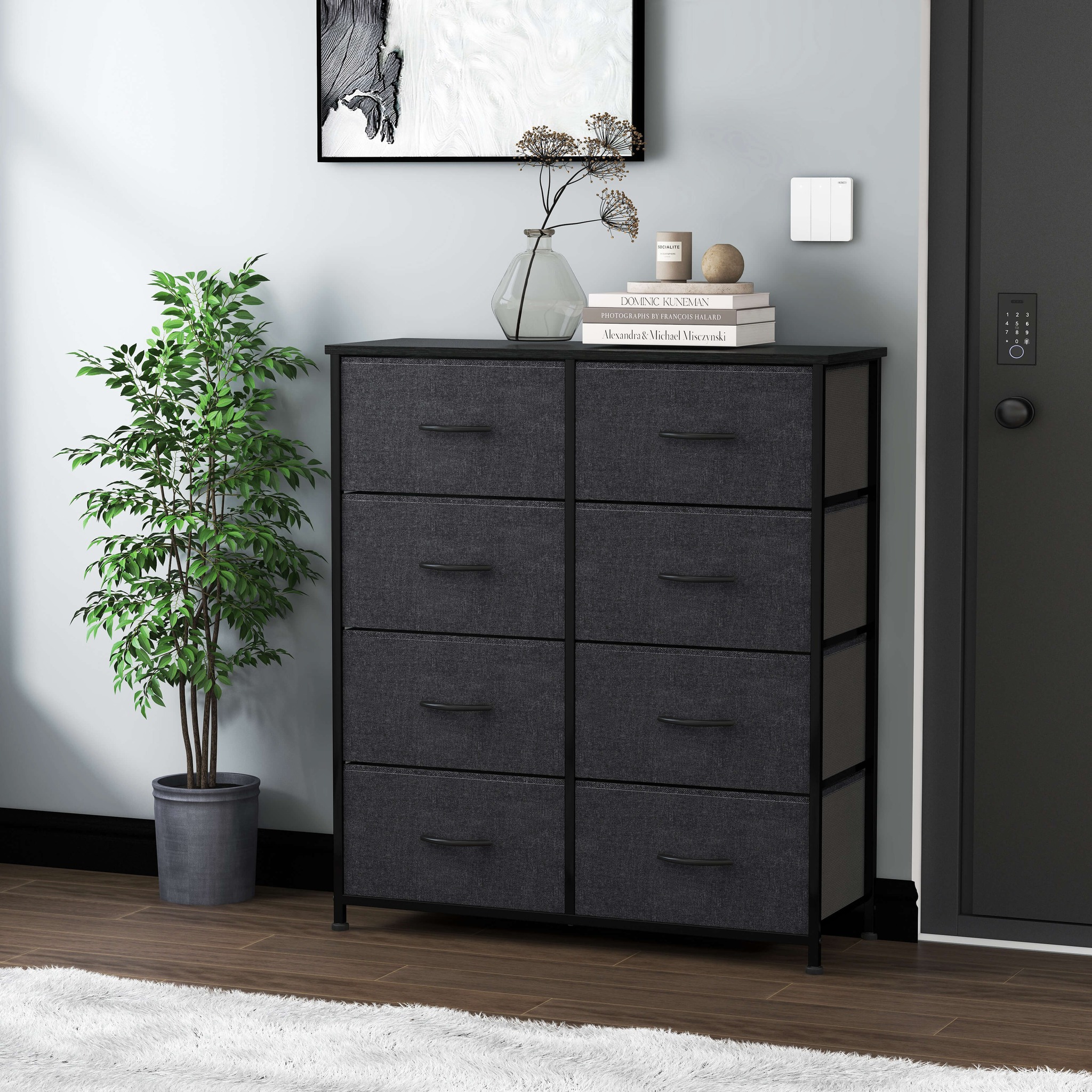 IKEA NIKKEBY Chest of 2 drawers 46x70cm Grey-green⁠ $229.00